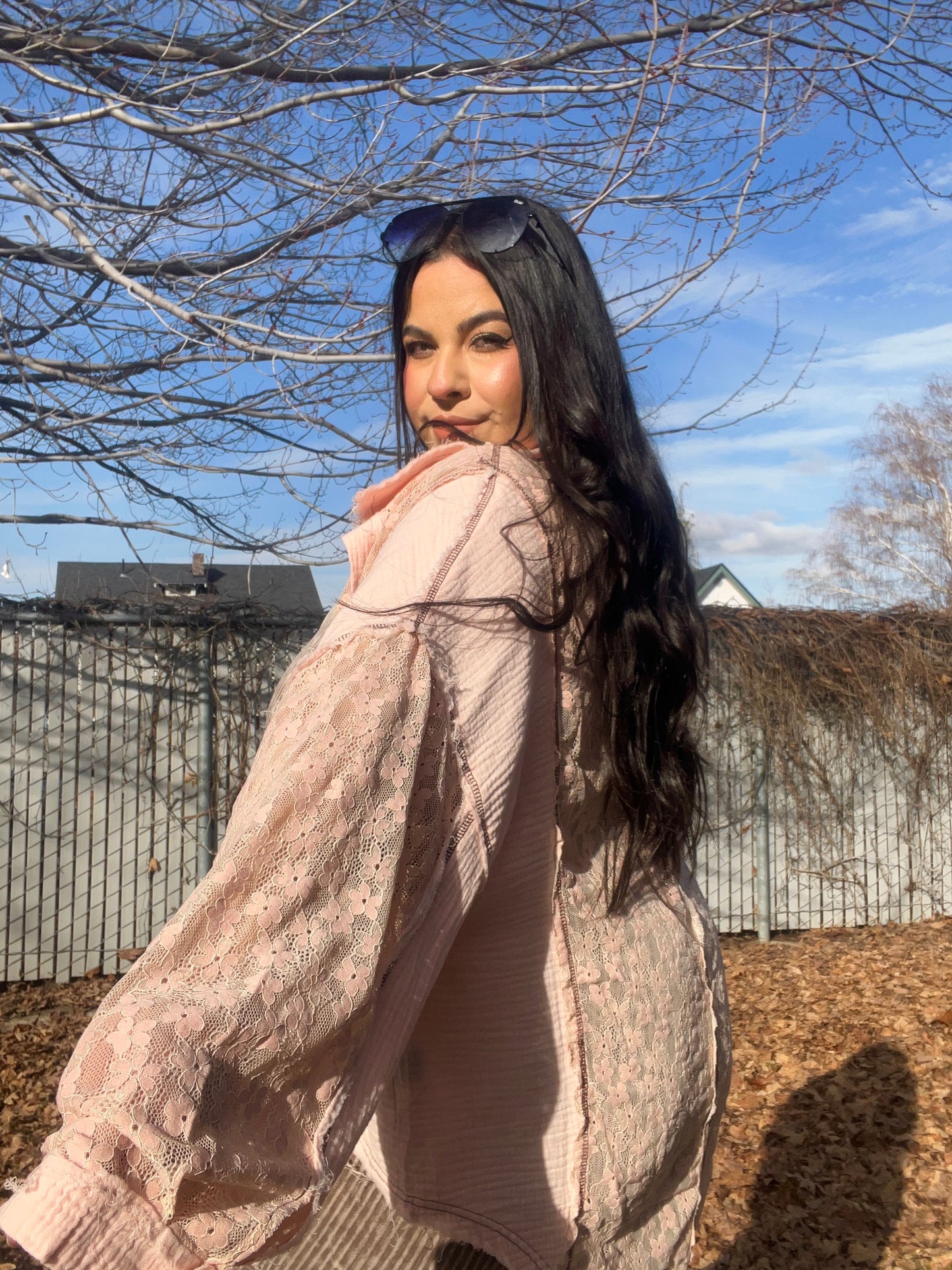 Daisy Lace Top