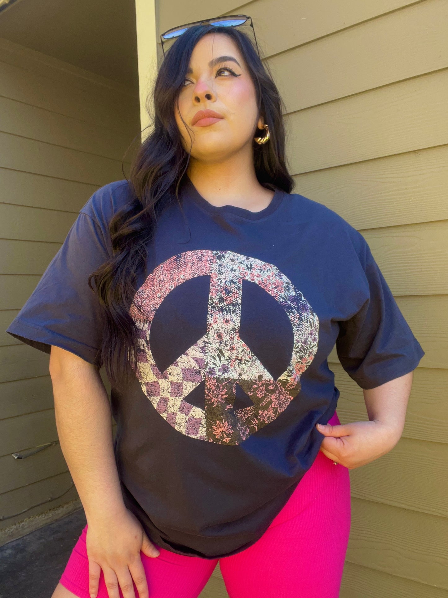 Peace Patchwork Tee