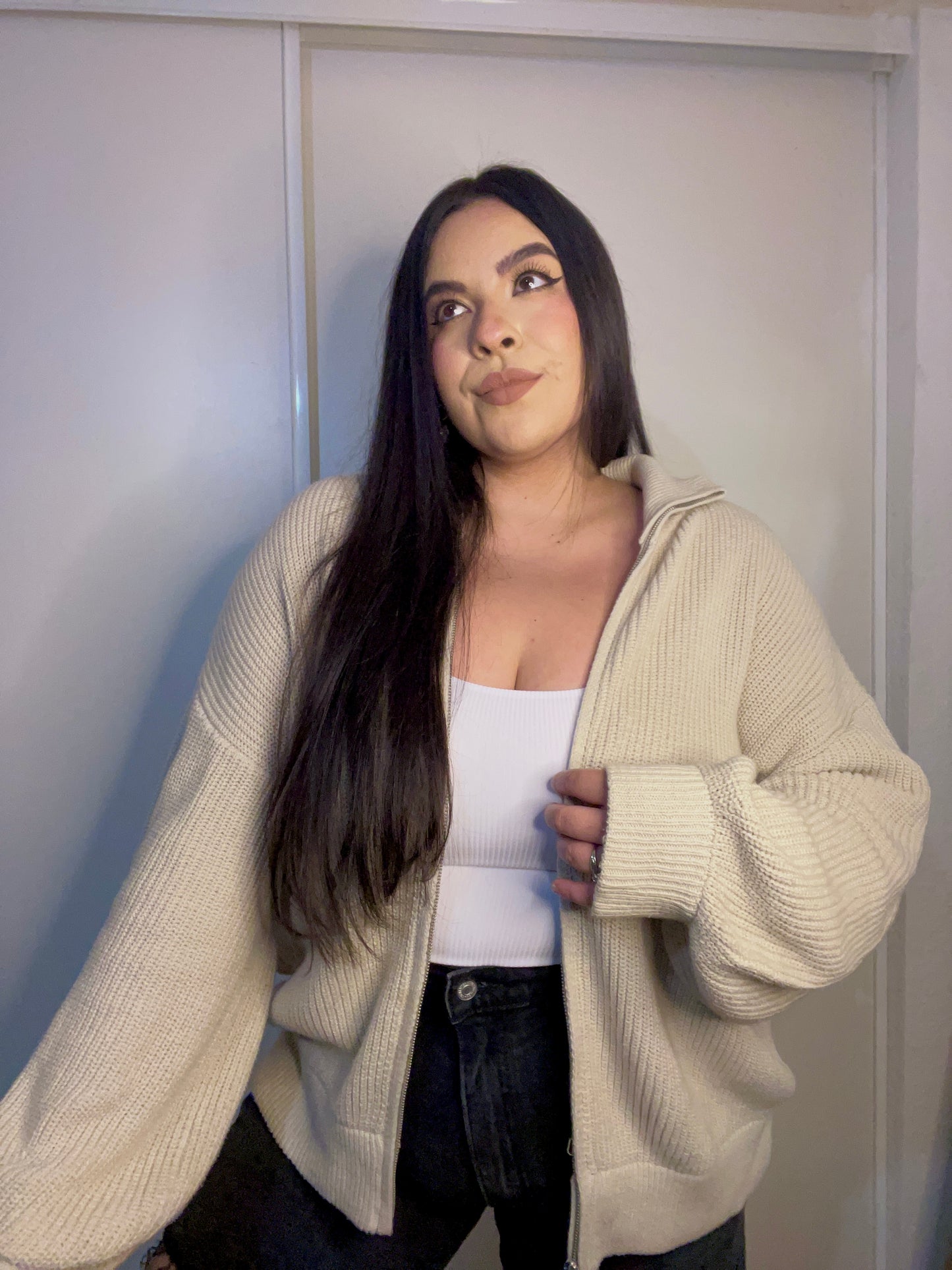 Your Fave Knit Zip Up