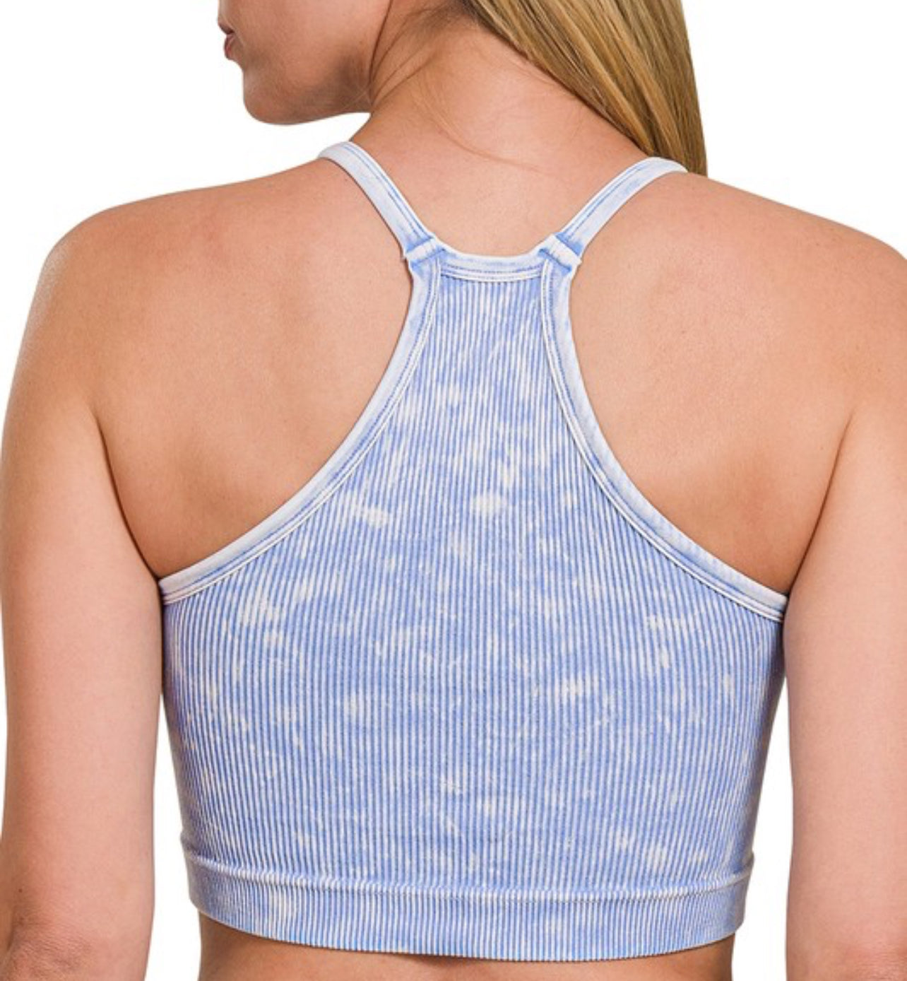 Vane Washed Tank (Baby Blue)