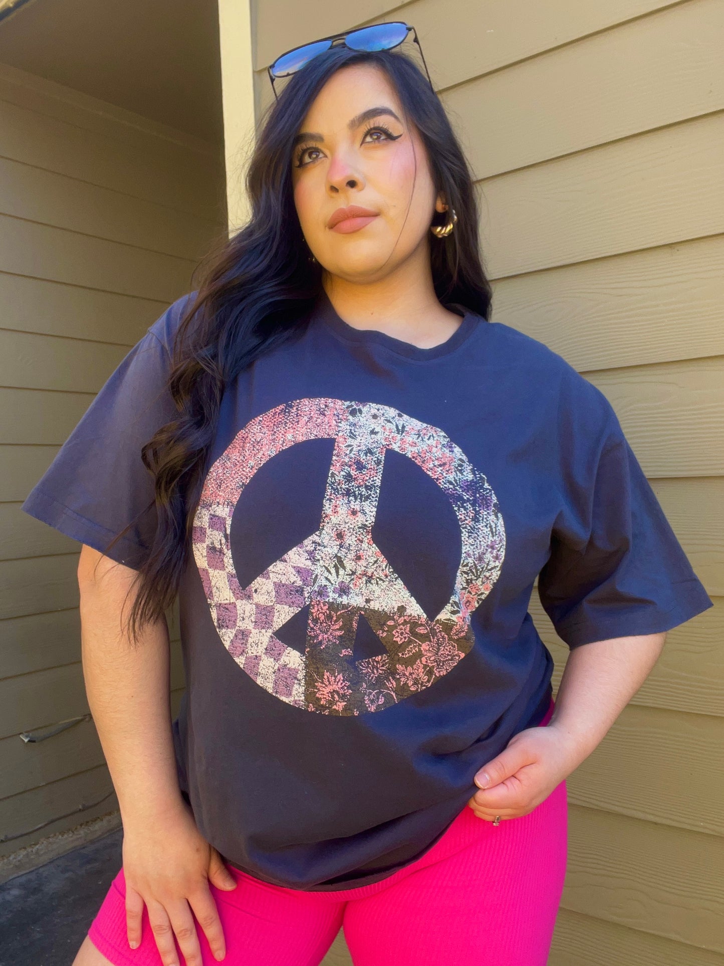 Peace Patchwork Tee