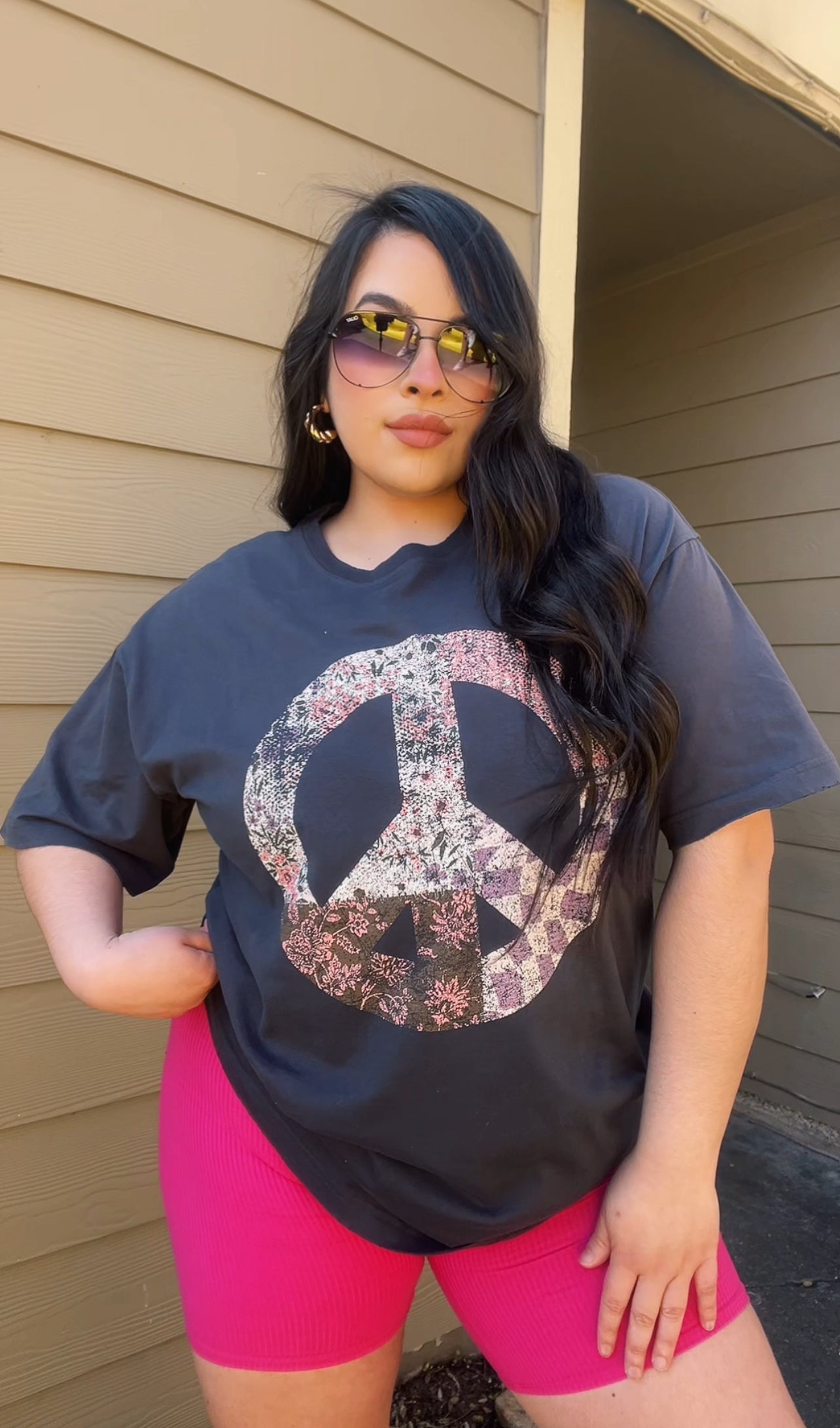 Peace Patchwork Tee