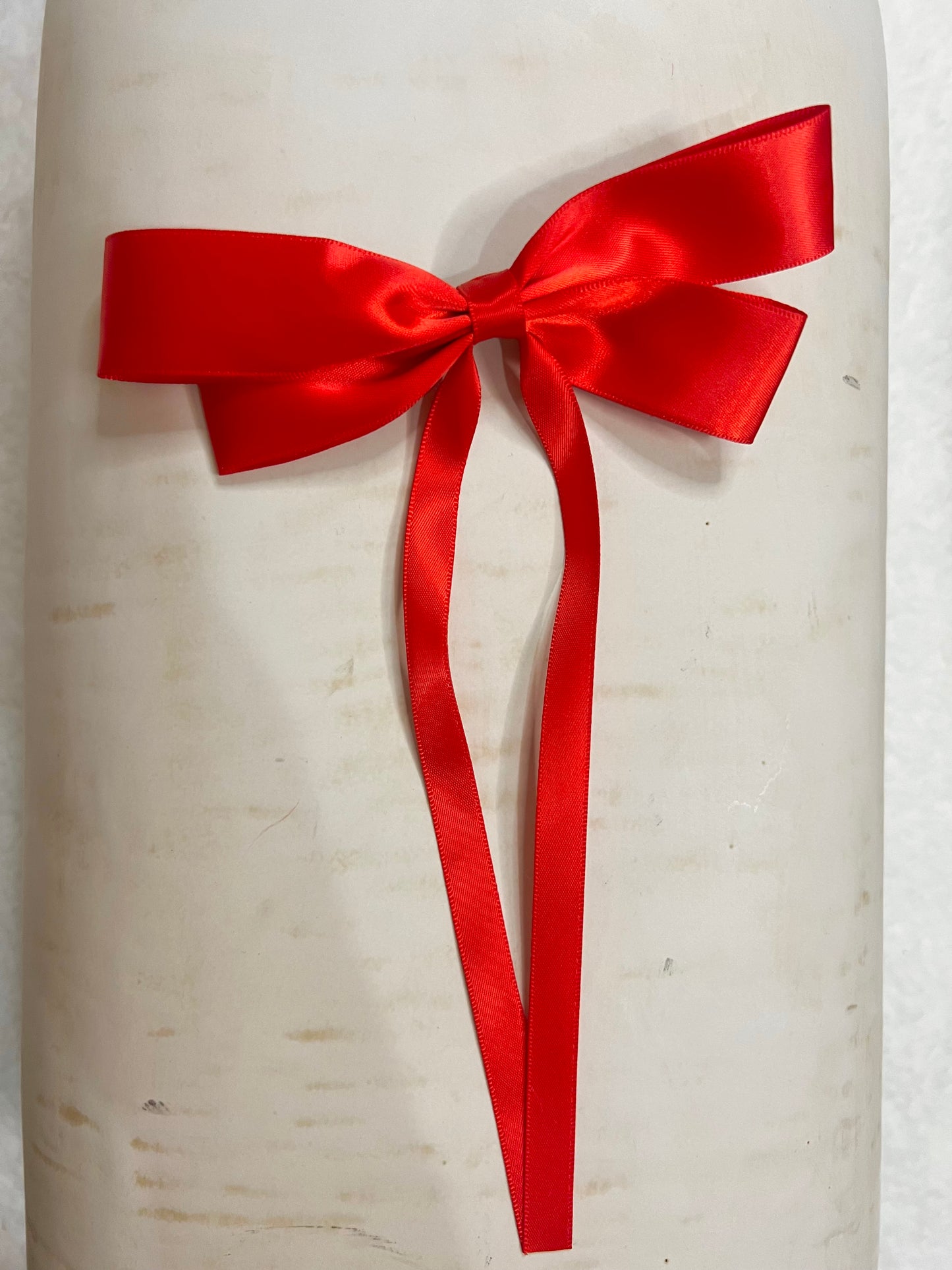 Satin Bow Red)