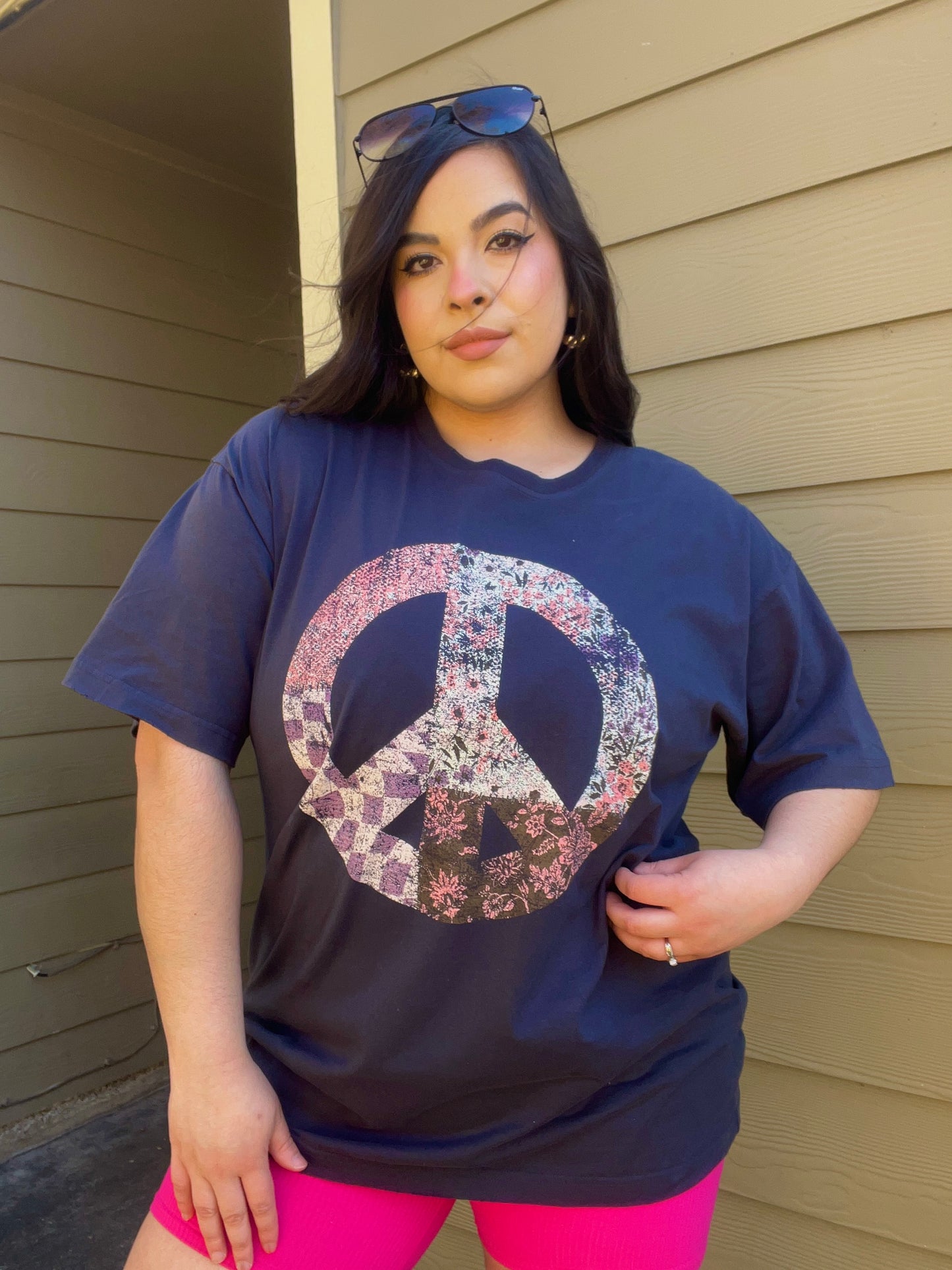 Peace Patchwork Tee
