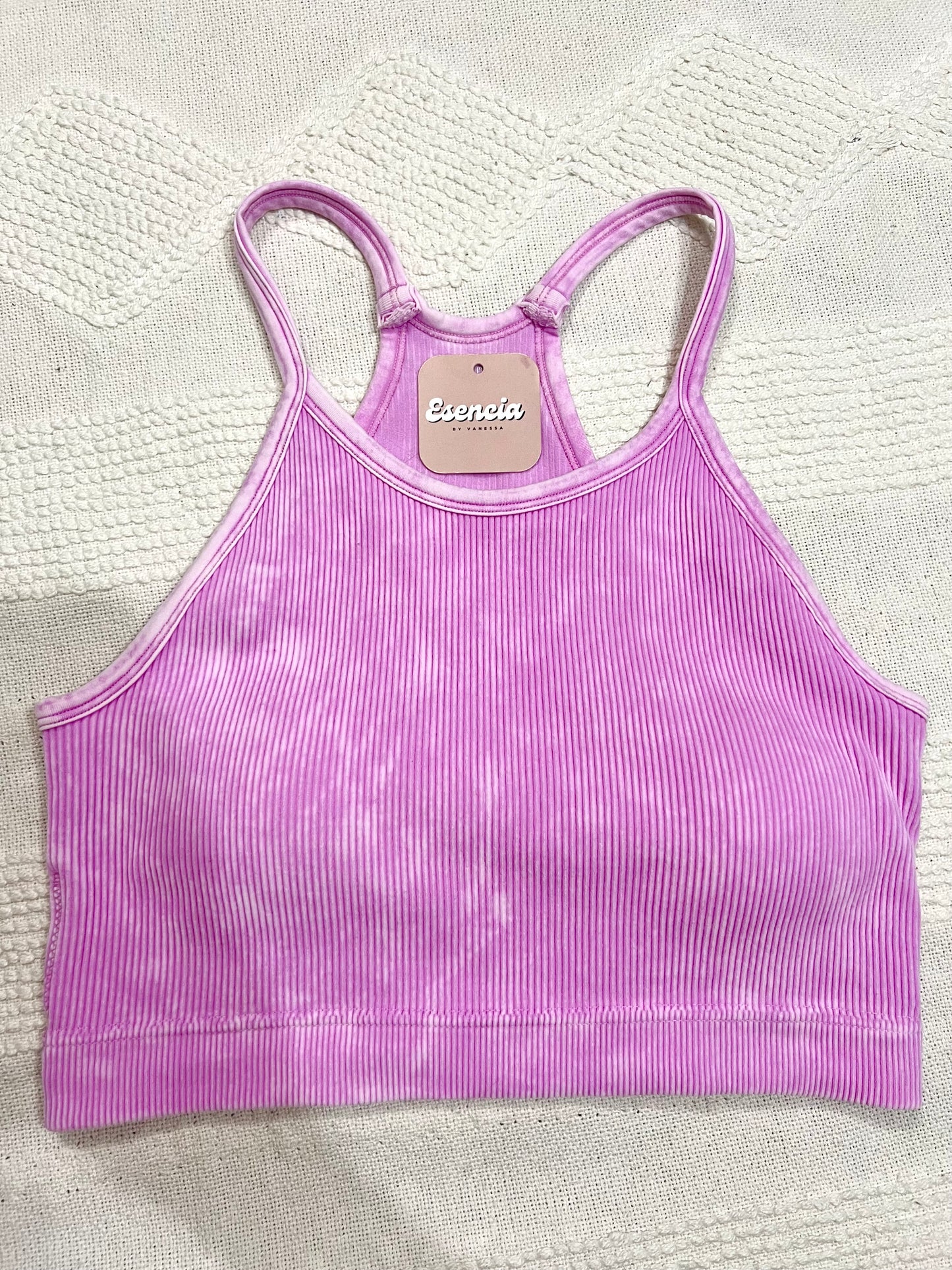 Vane Washed Tank (Mauve)