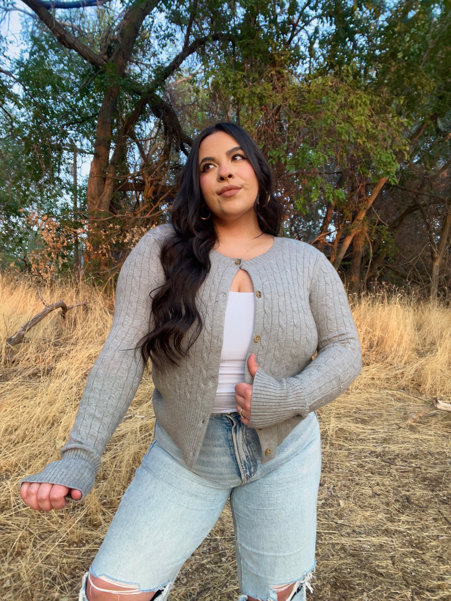 Gilmore Girl Cardigan (H.Gray)