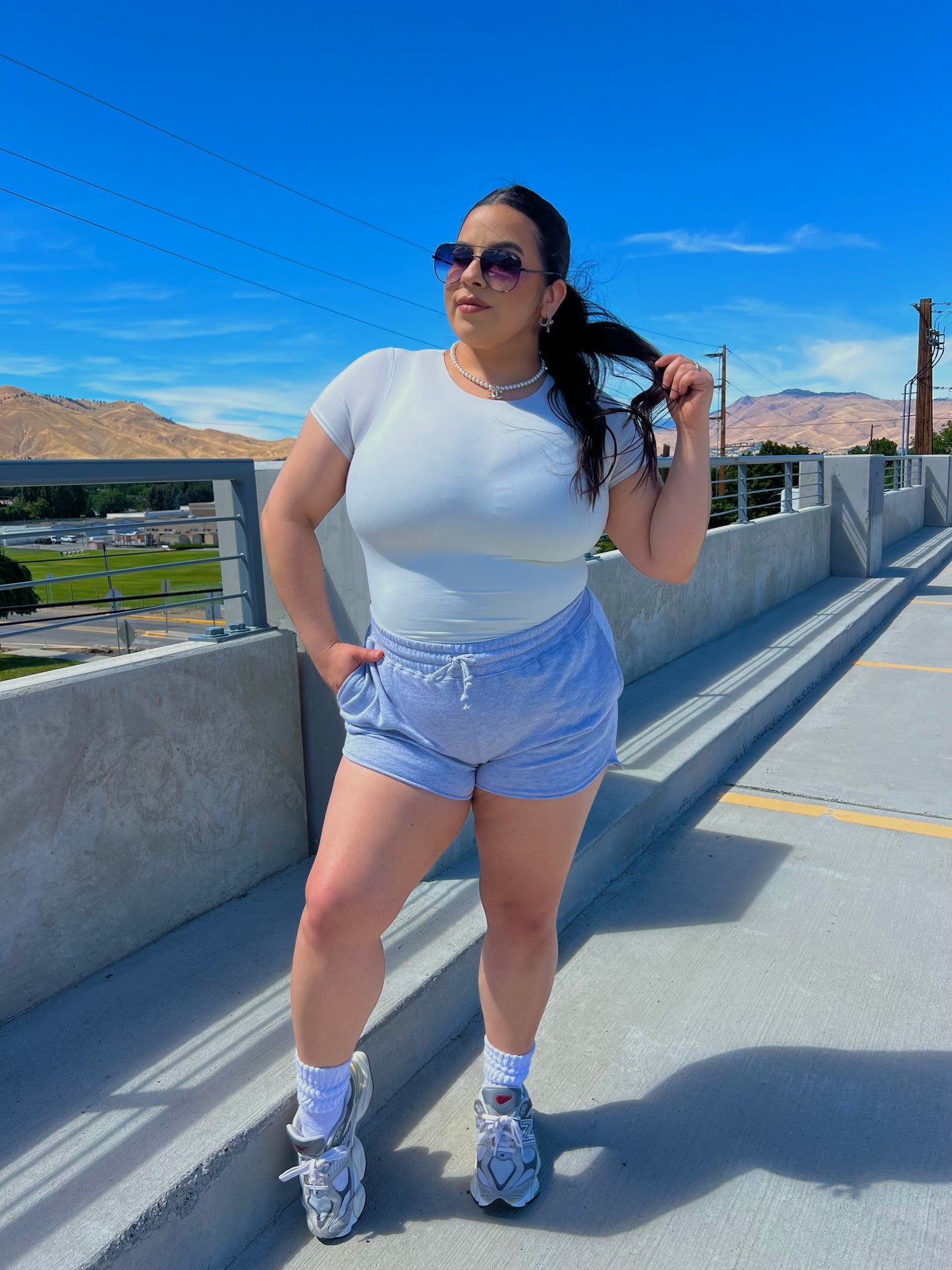 Homebody Cotton Shorts (H.Gray)