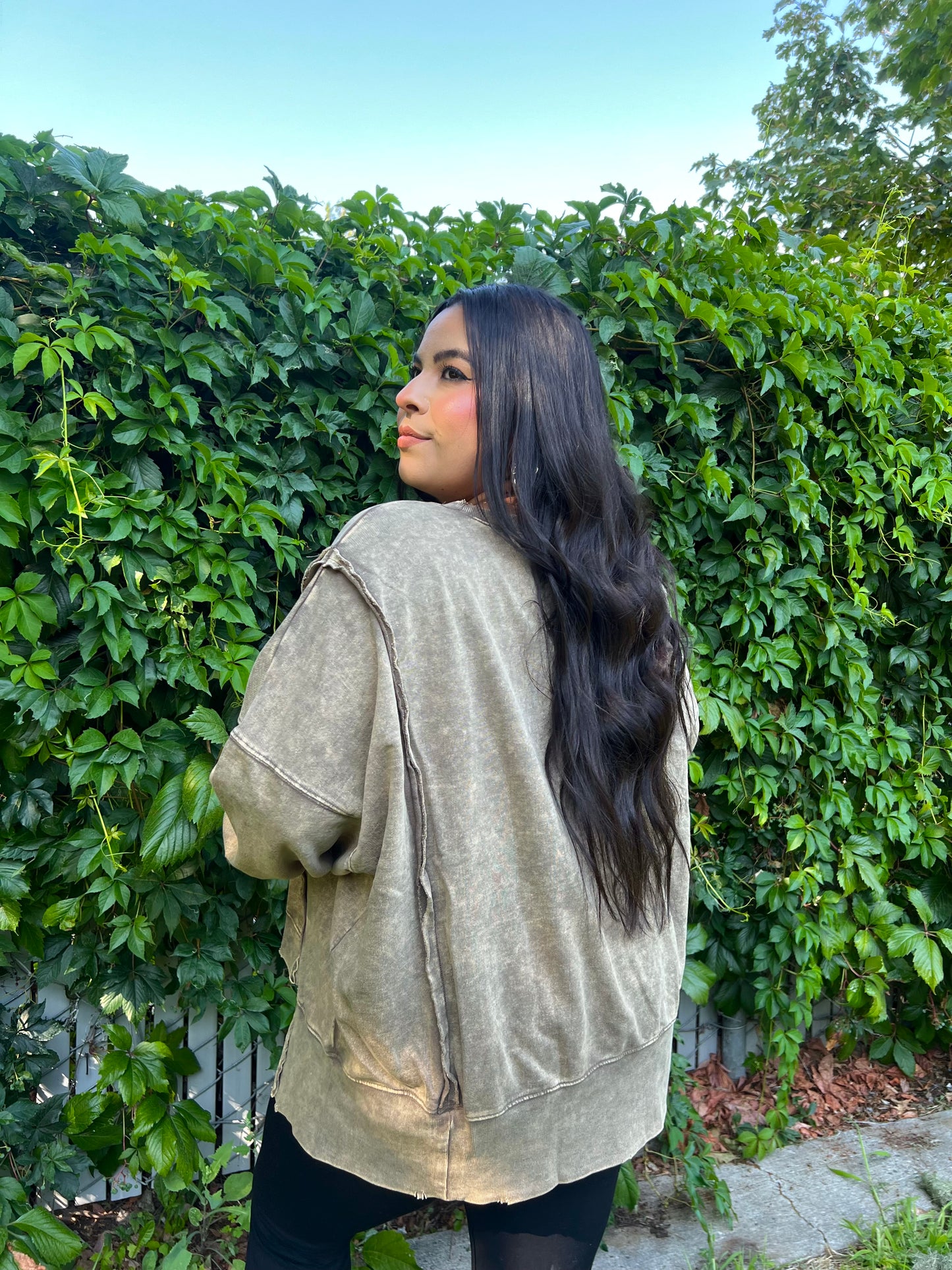 Falling For You Sweatshirt (Mocha)