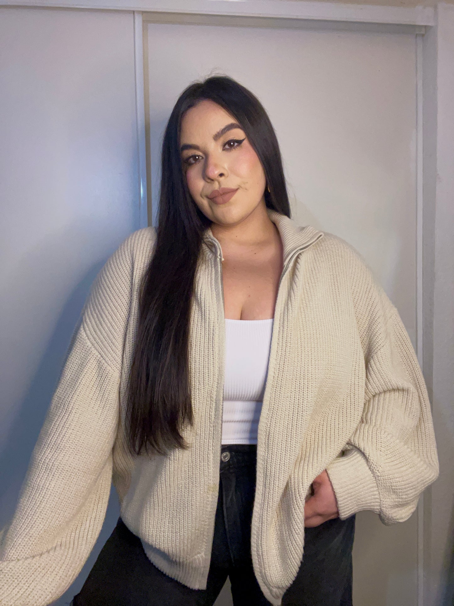 Your Fave Knit Zip Up