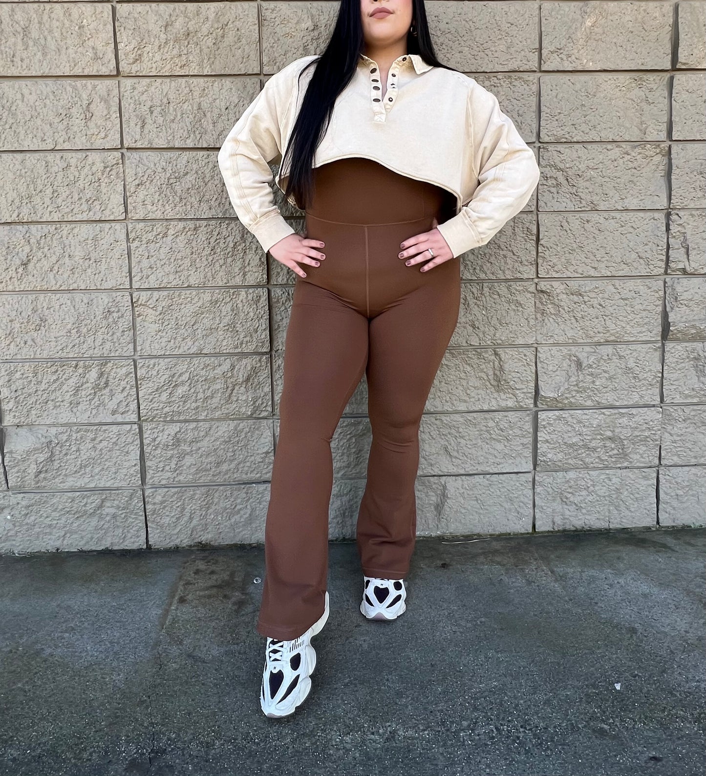 On The Go Flare Jumpsuit