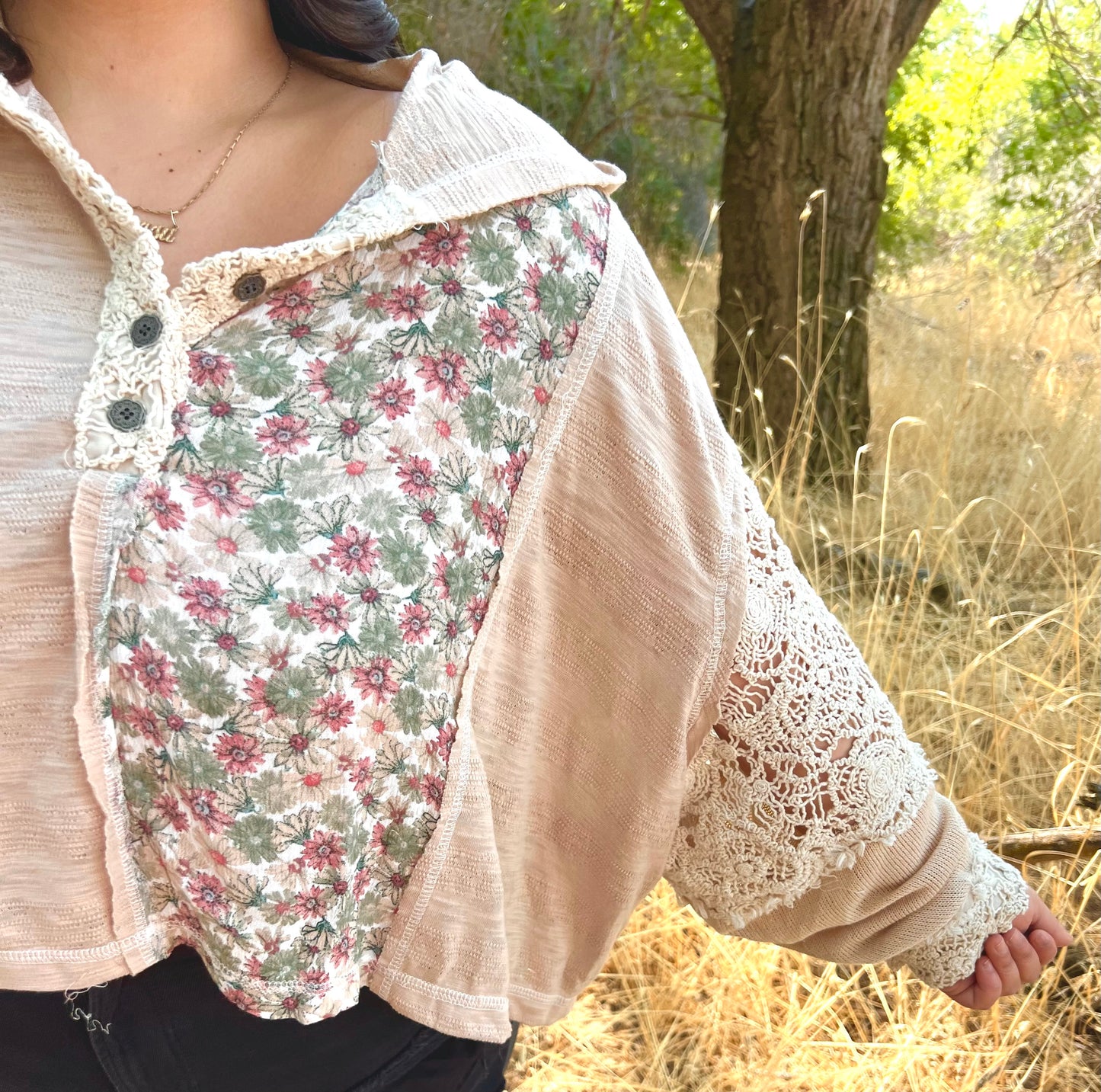 Gorgeous Blossom Boho Top