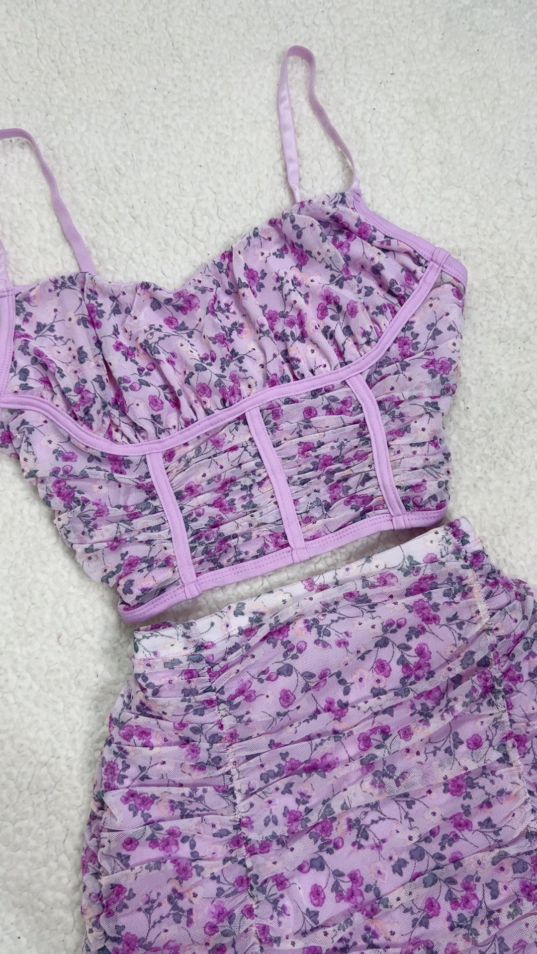 Athena Floral Skirt Set
