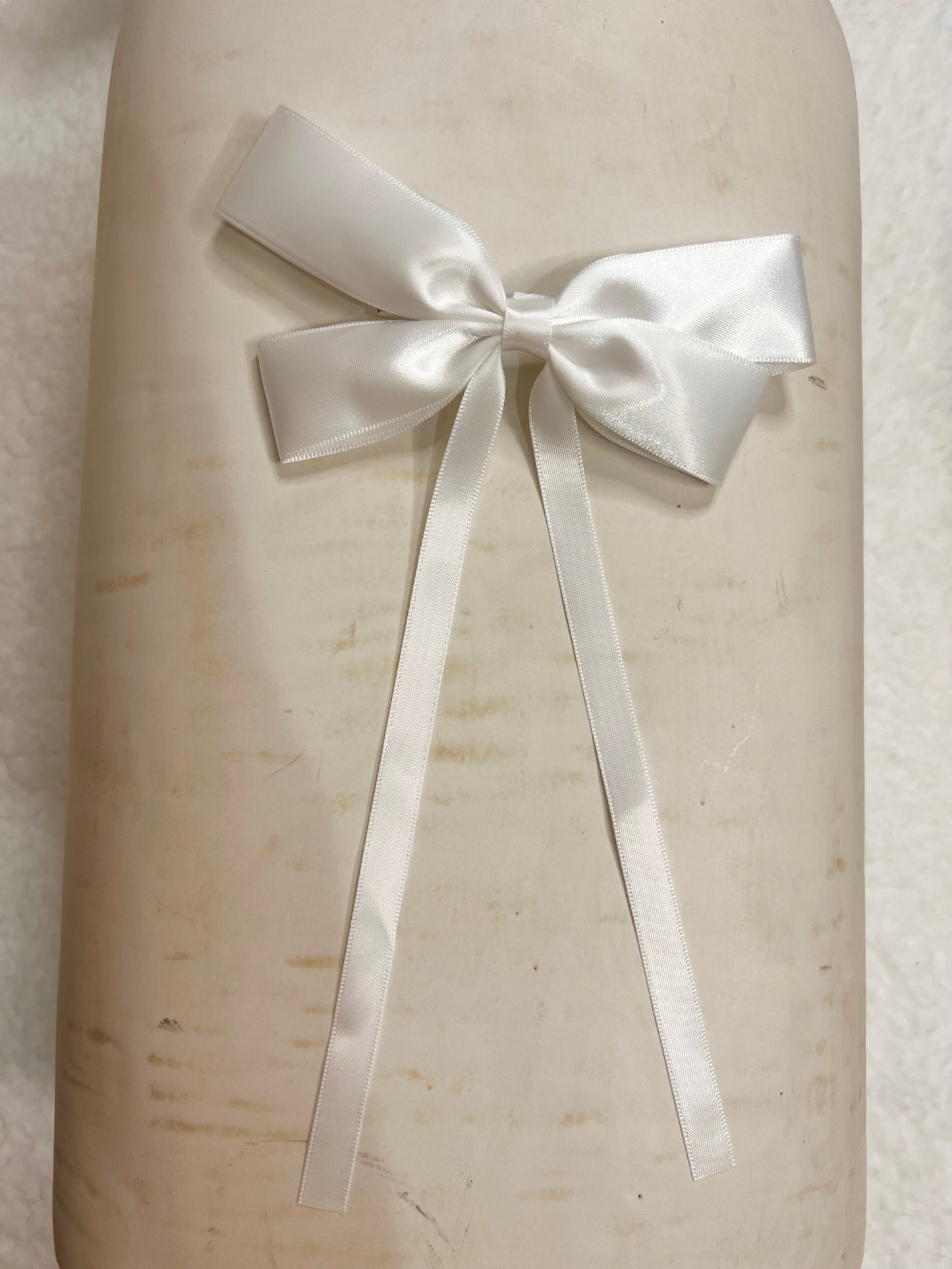 Satin Bow (White)