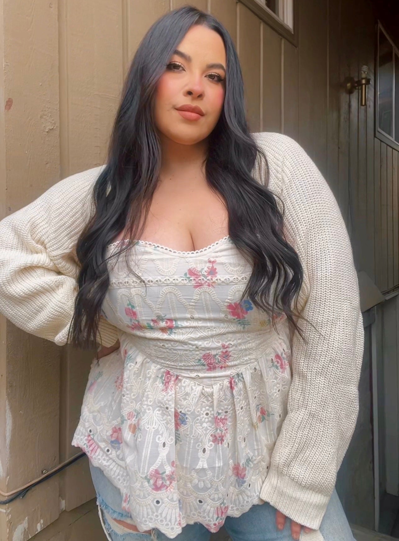 Muñequita Peplum Top