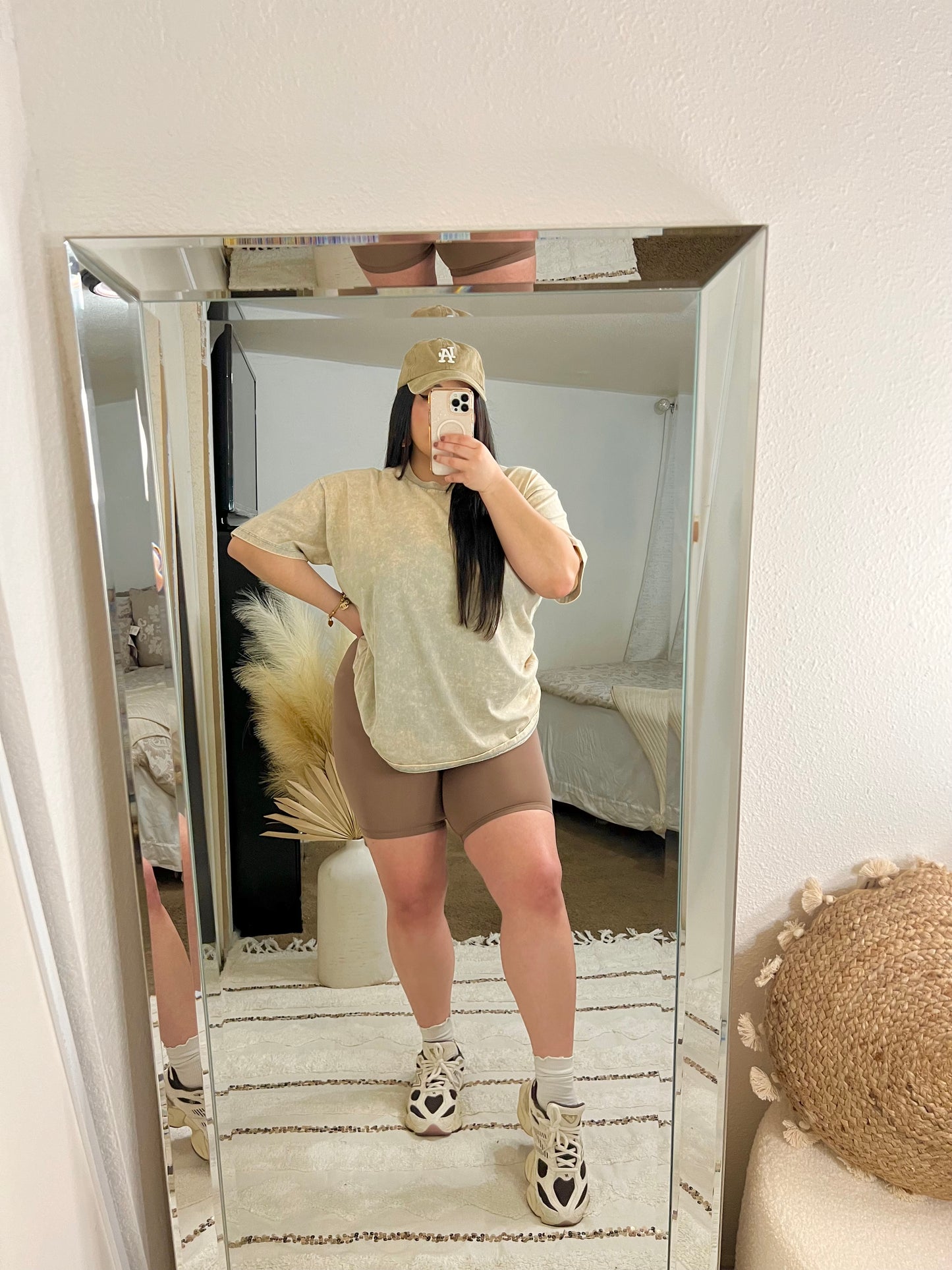 Baddie n Basic Tee (Sleet)