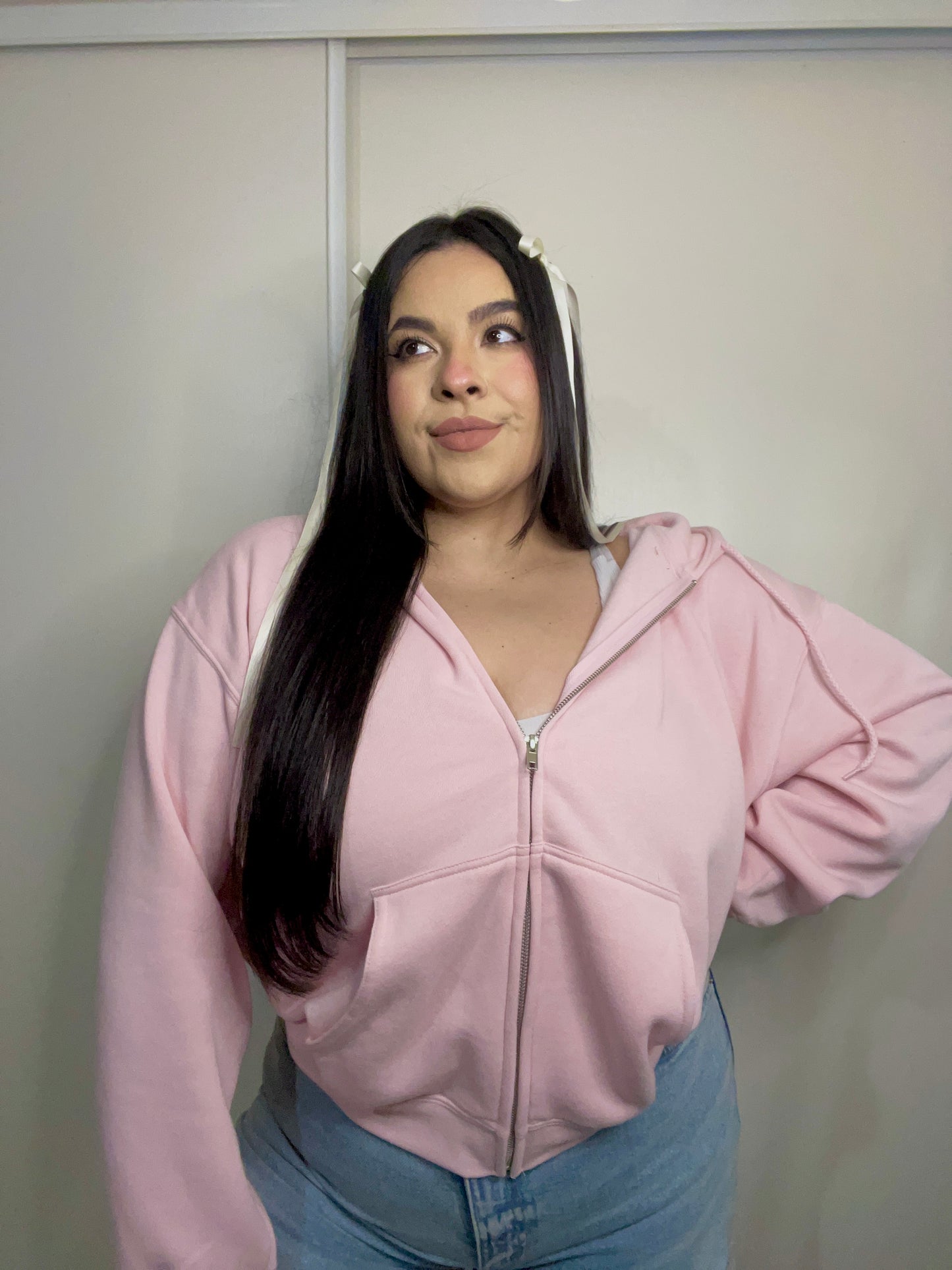 Essential Hoodie (Baby Pink)