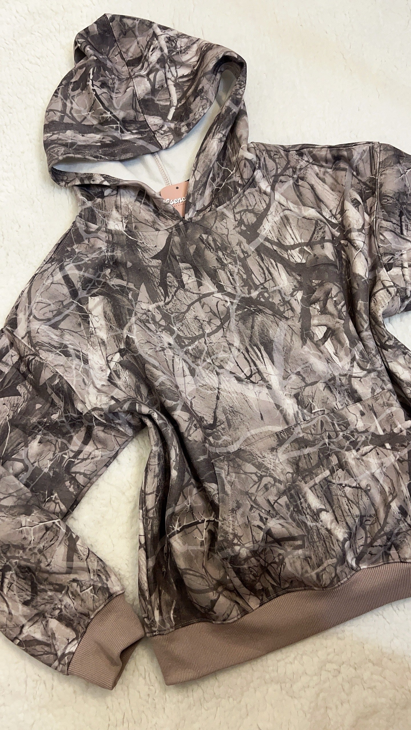 Woodland Camo Hoodie (Gray)