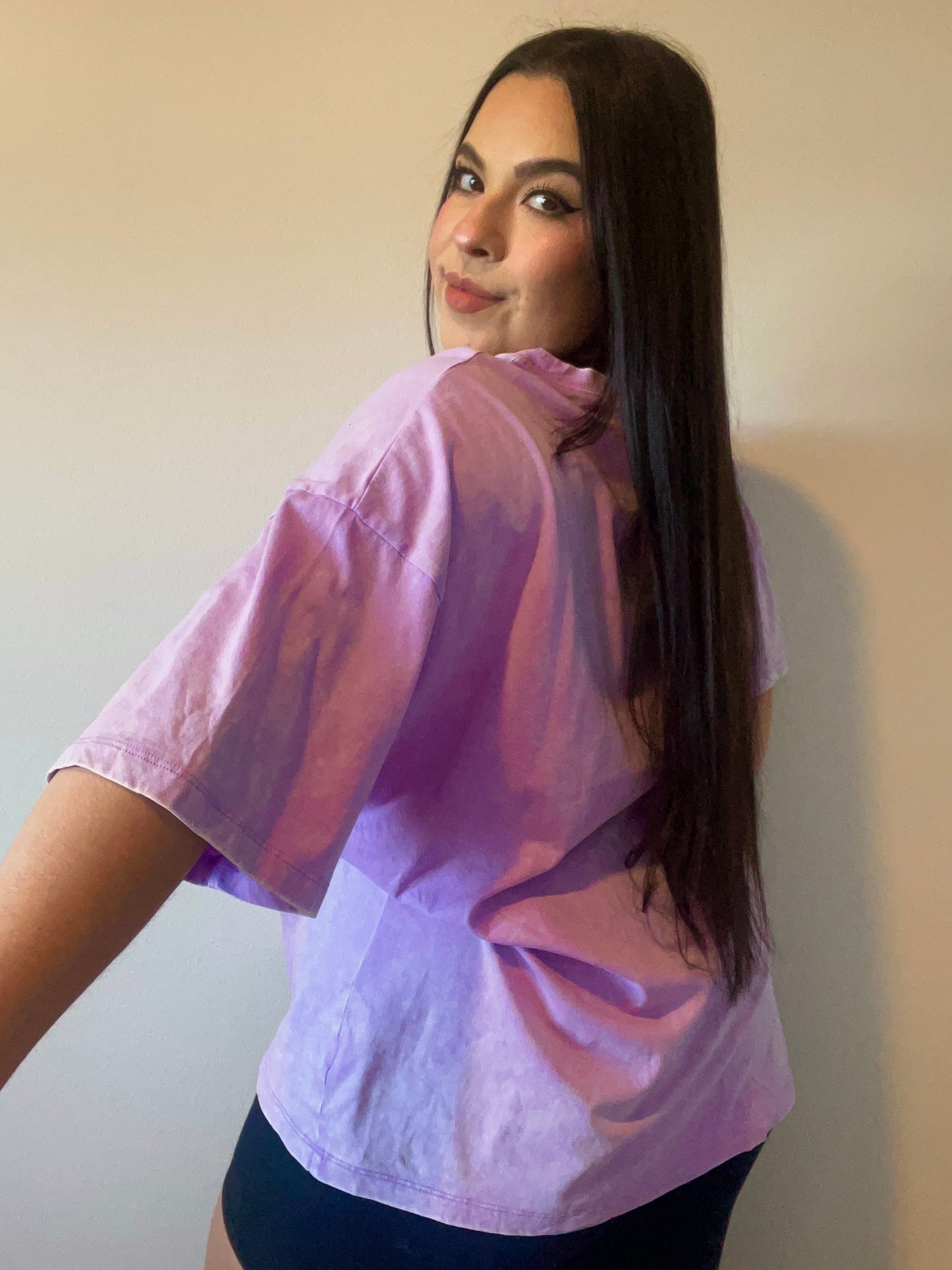 Boyfriend Washed Tee (Lavender)