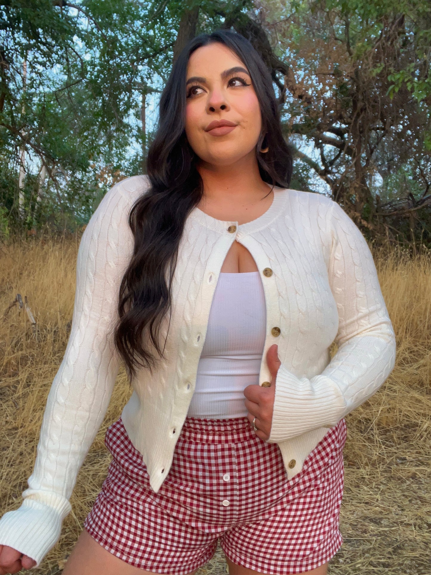 Gilmore Girl Cardigan (Ivory)