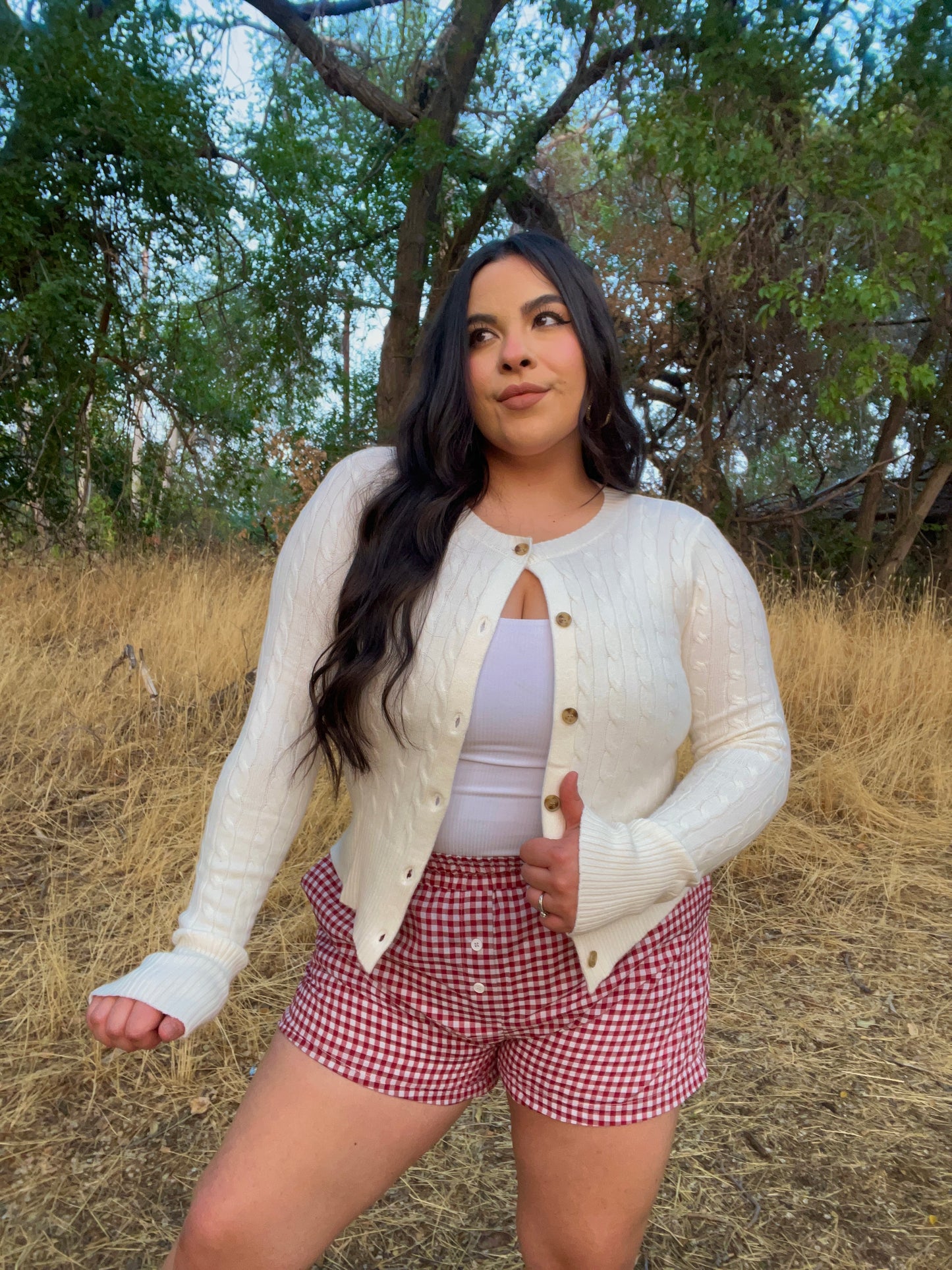 Gilmore Girl Cardigan (Ivory)