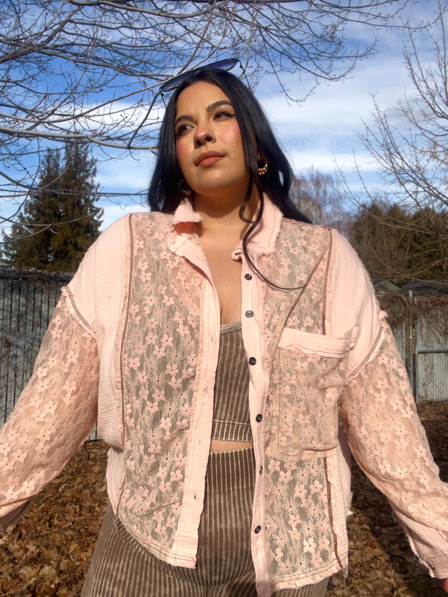Daisy Lace Top