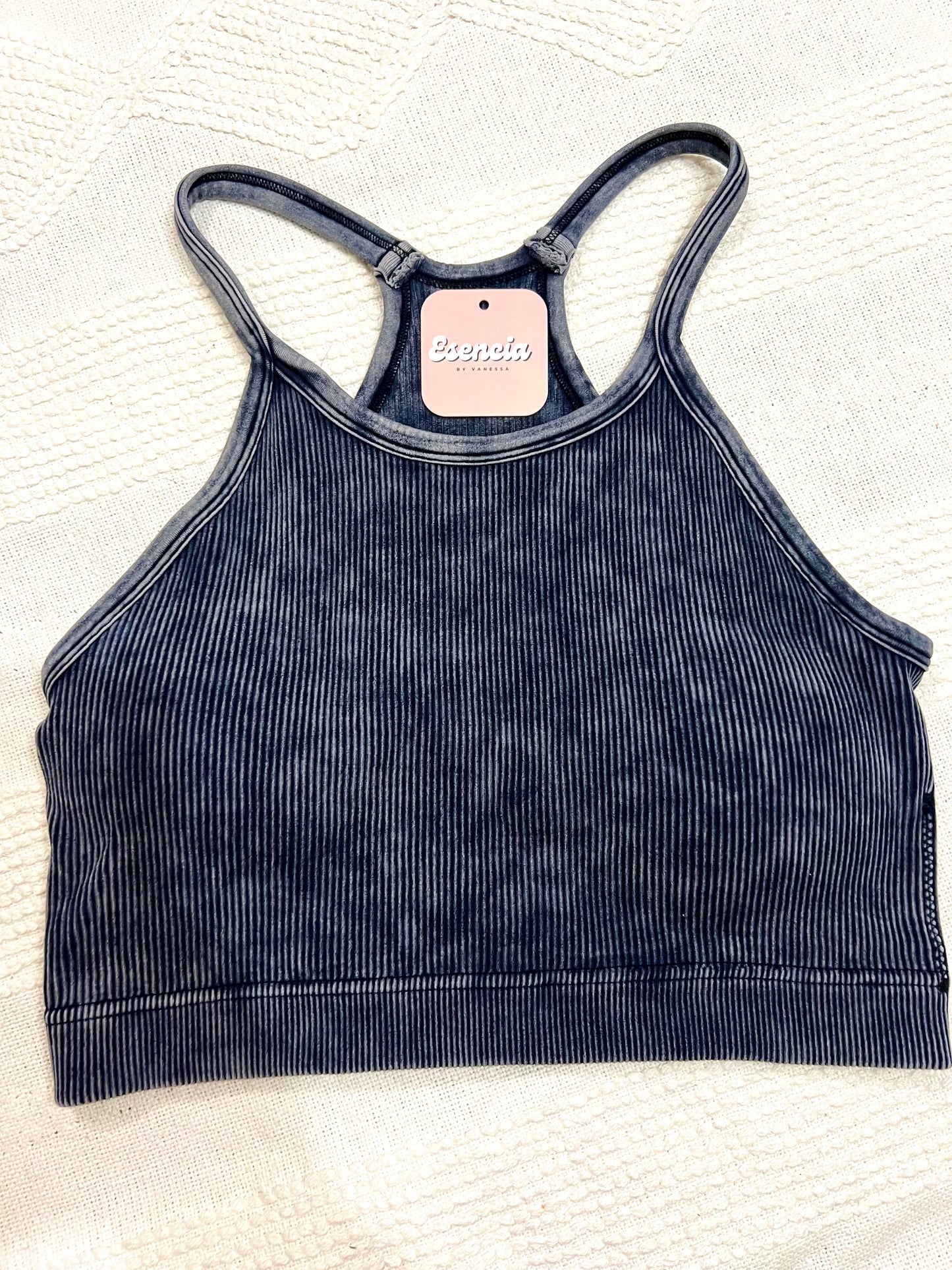 Vane Washed Tank (Black)