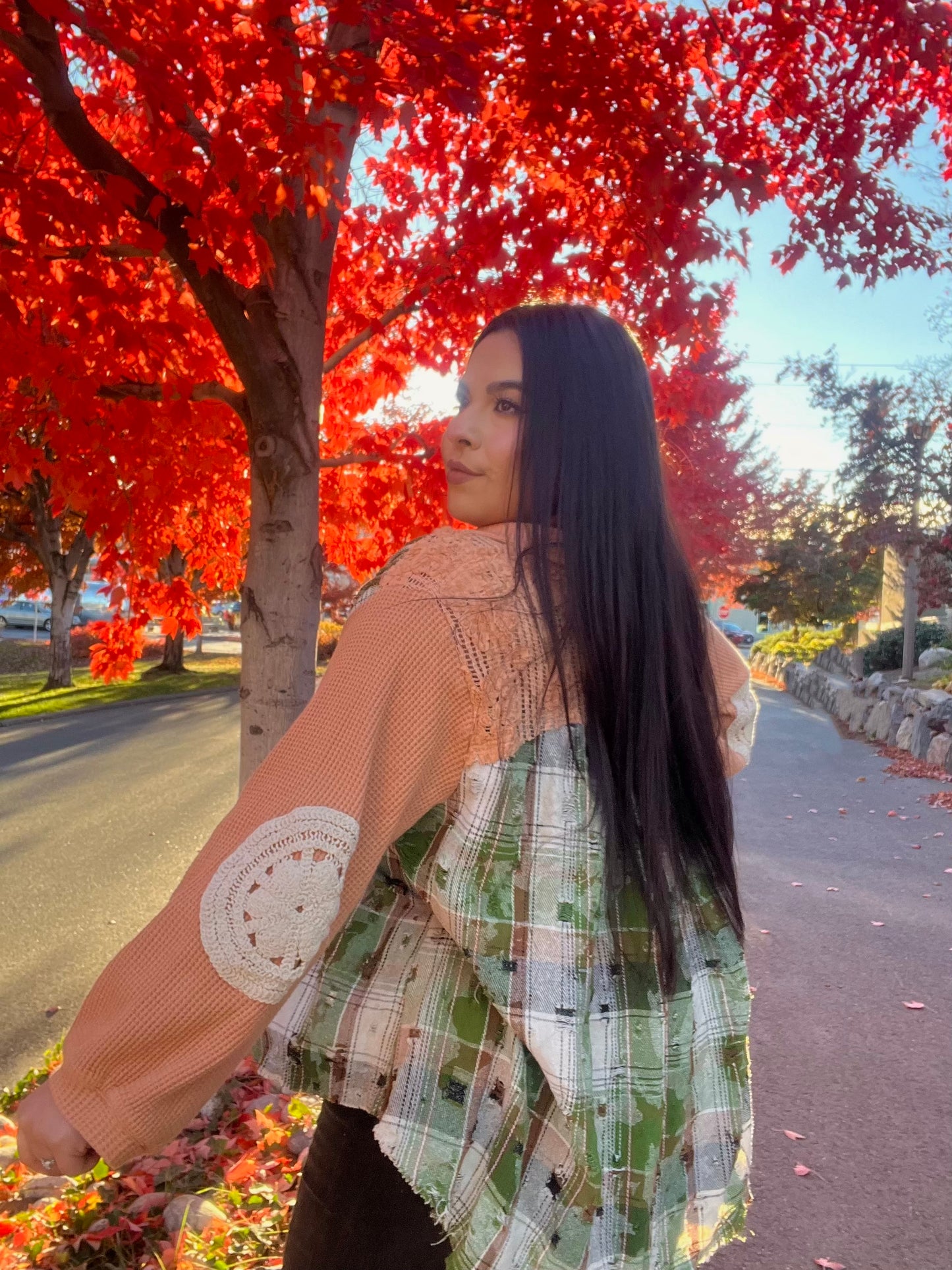 Happy Thoughts Plaid Shacket