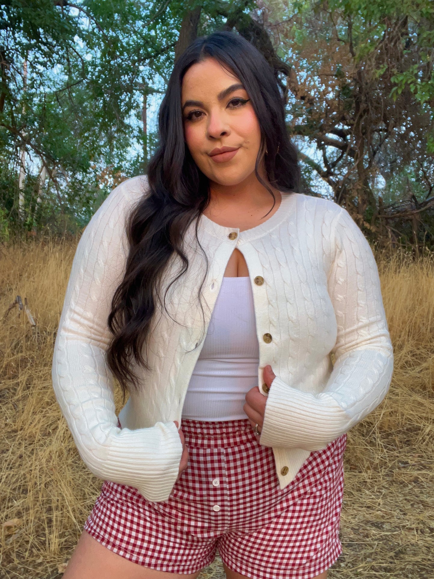Gilmore Girl Cardigan (Ivory)