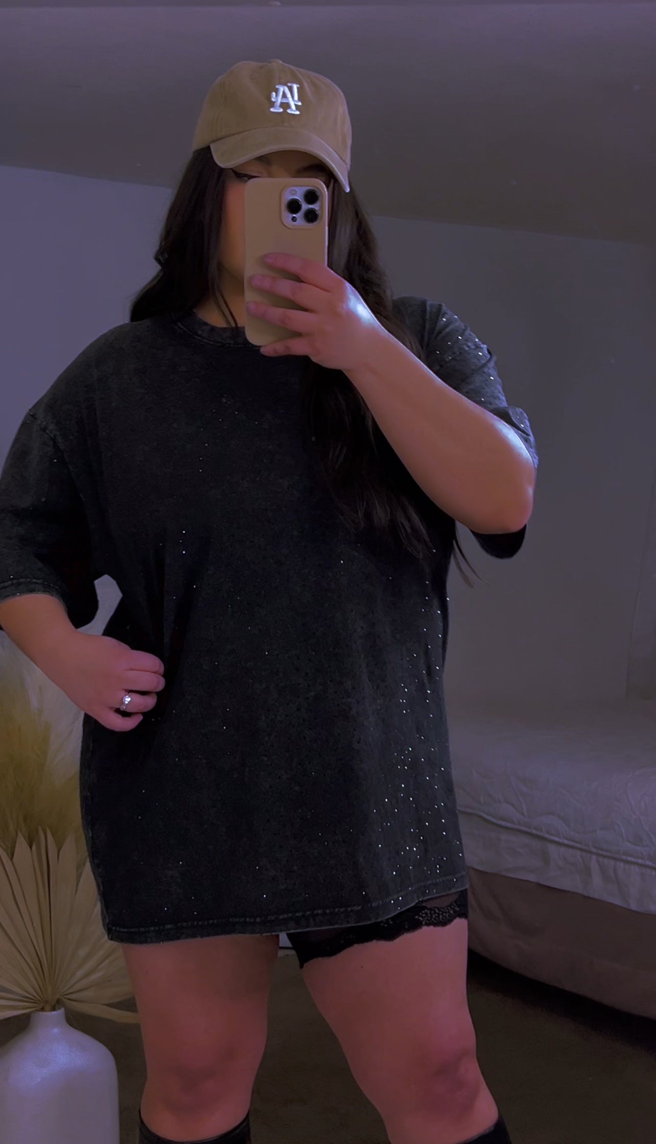 Beliquette Rhinestone Tee (Black)