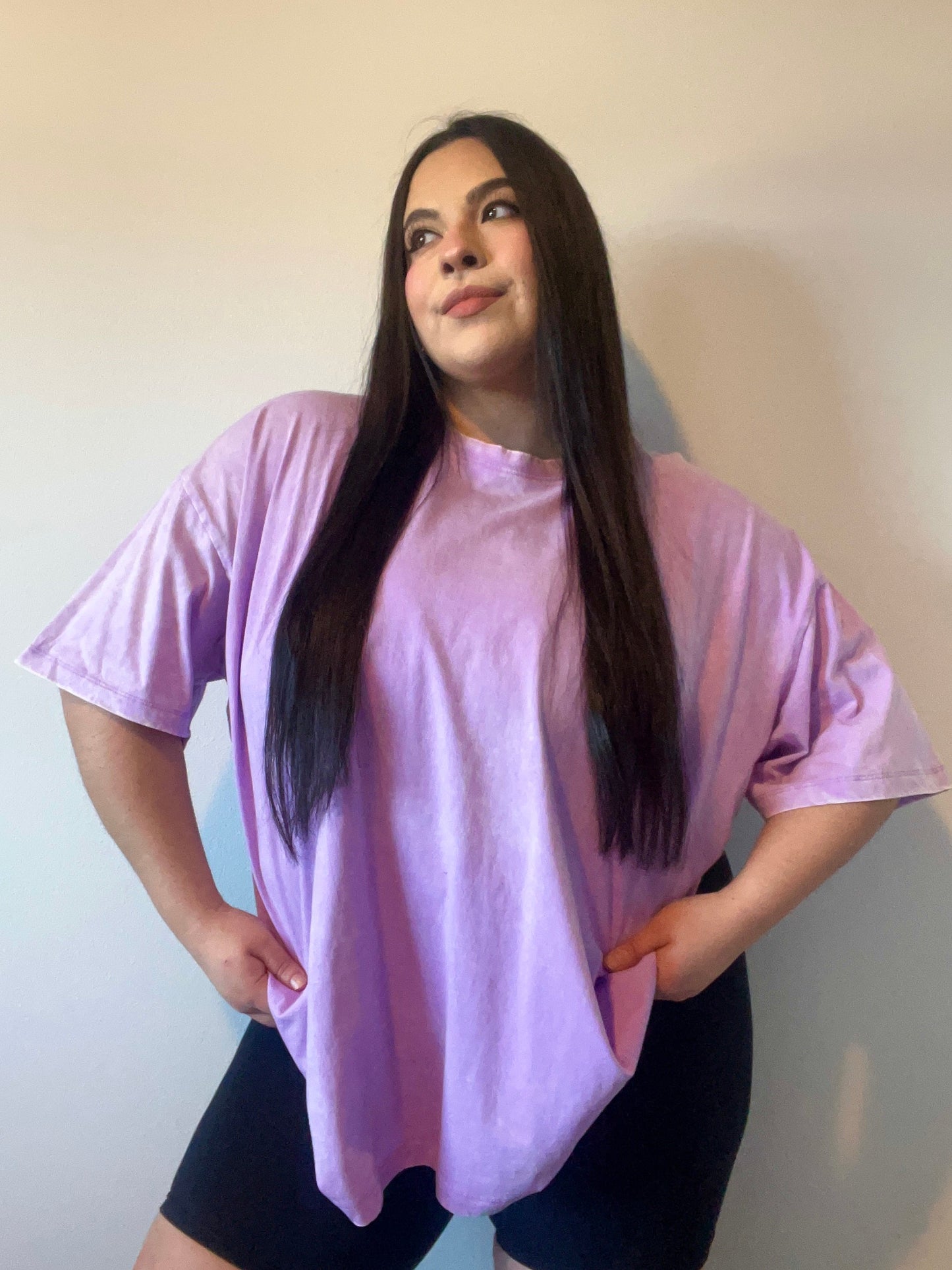 Boyfriend Washed Tee (Lavender)