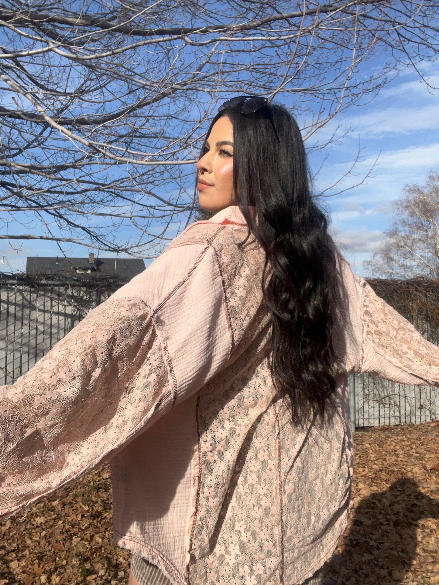 Daisy Lace Top