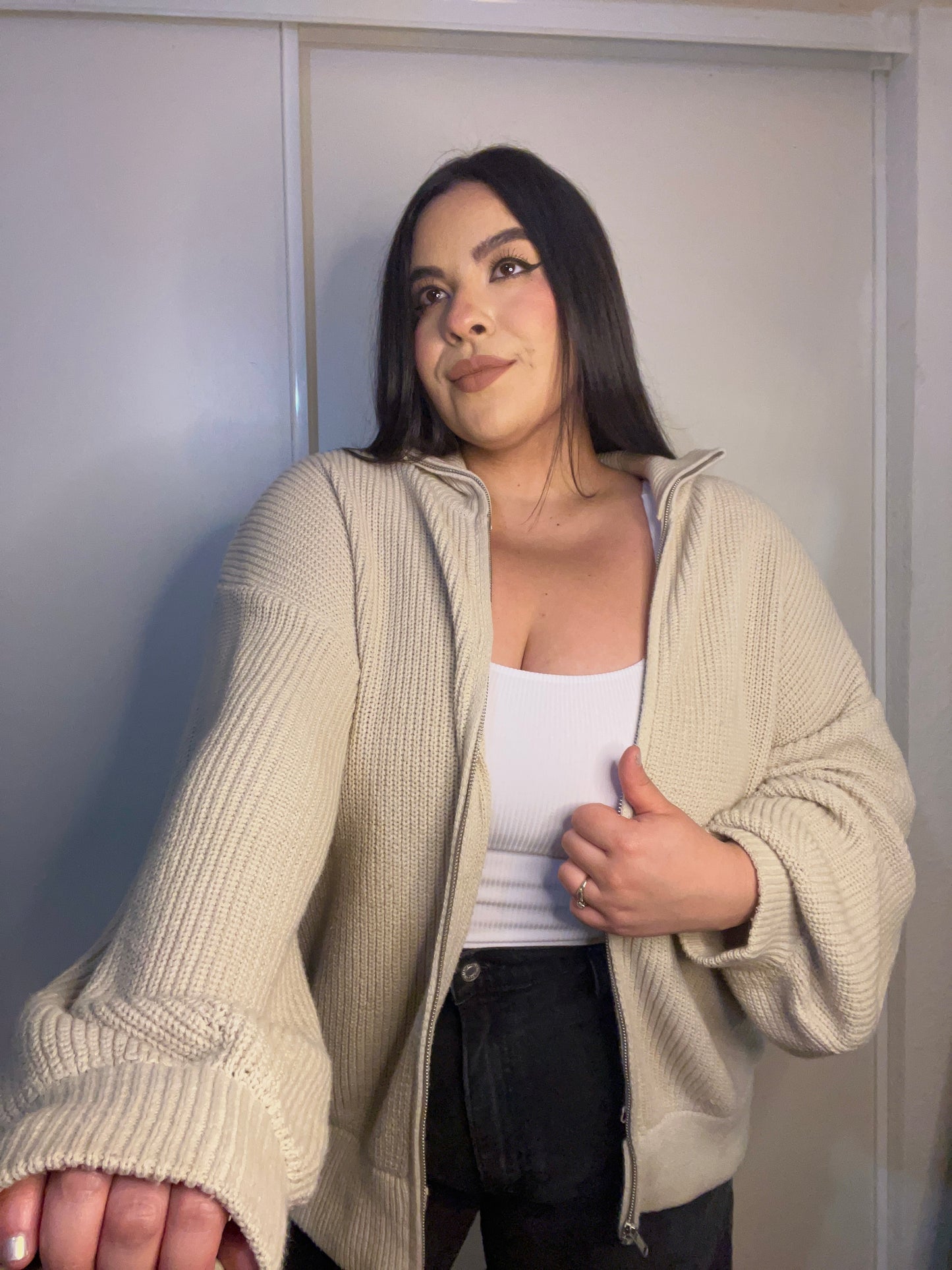 Your Fave Knit Zip Up