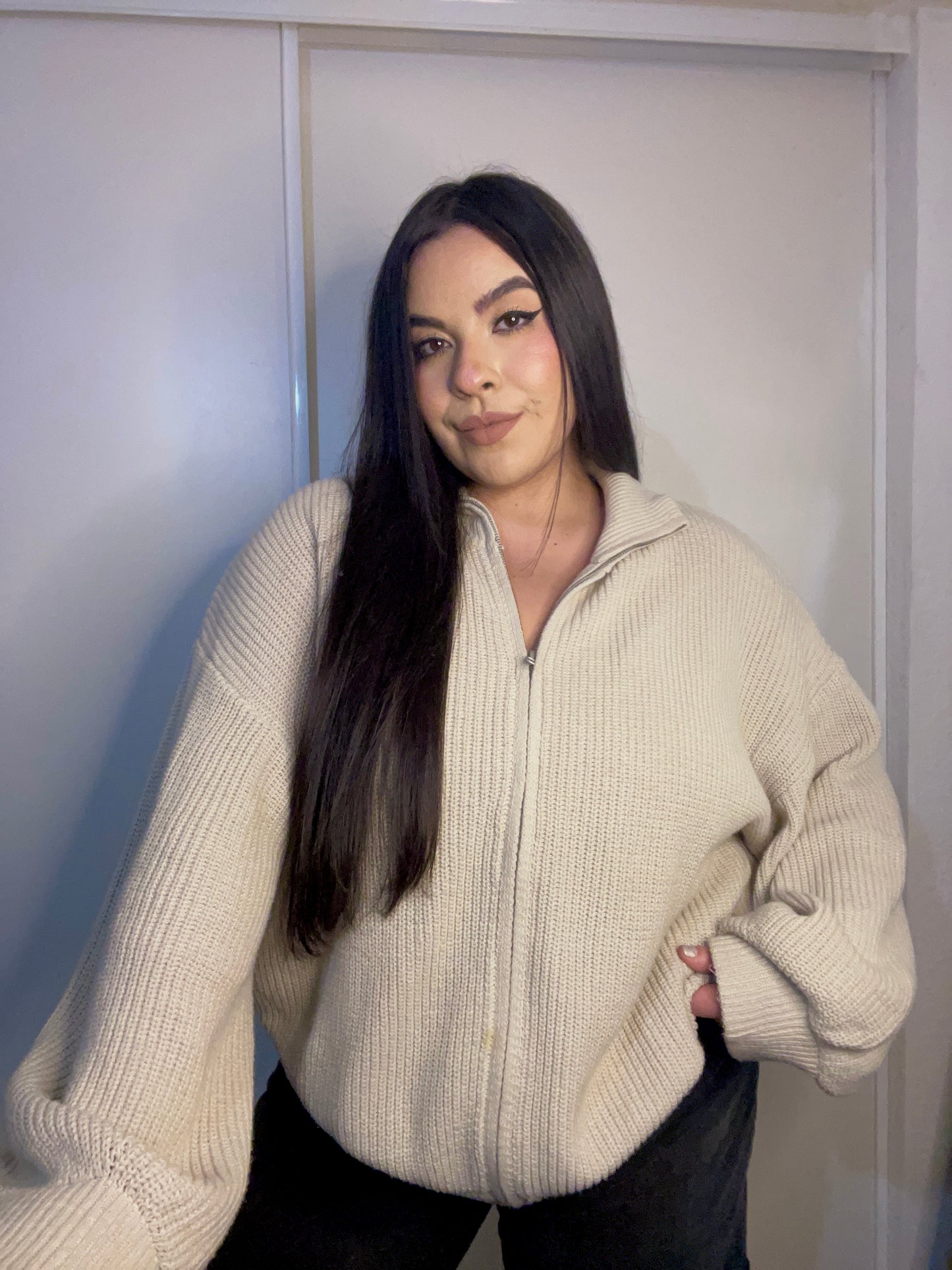Your Fave Knit Zip Up