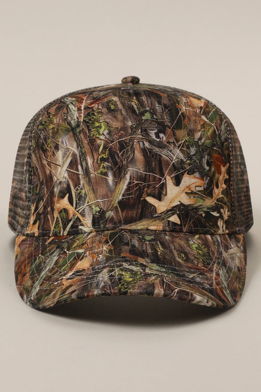 Certified Baddie Camo Hat (Brown)