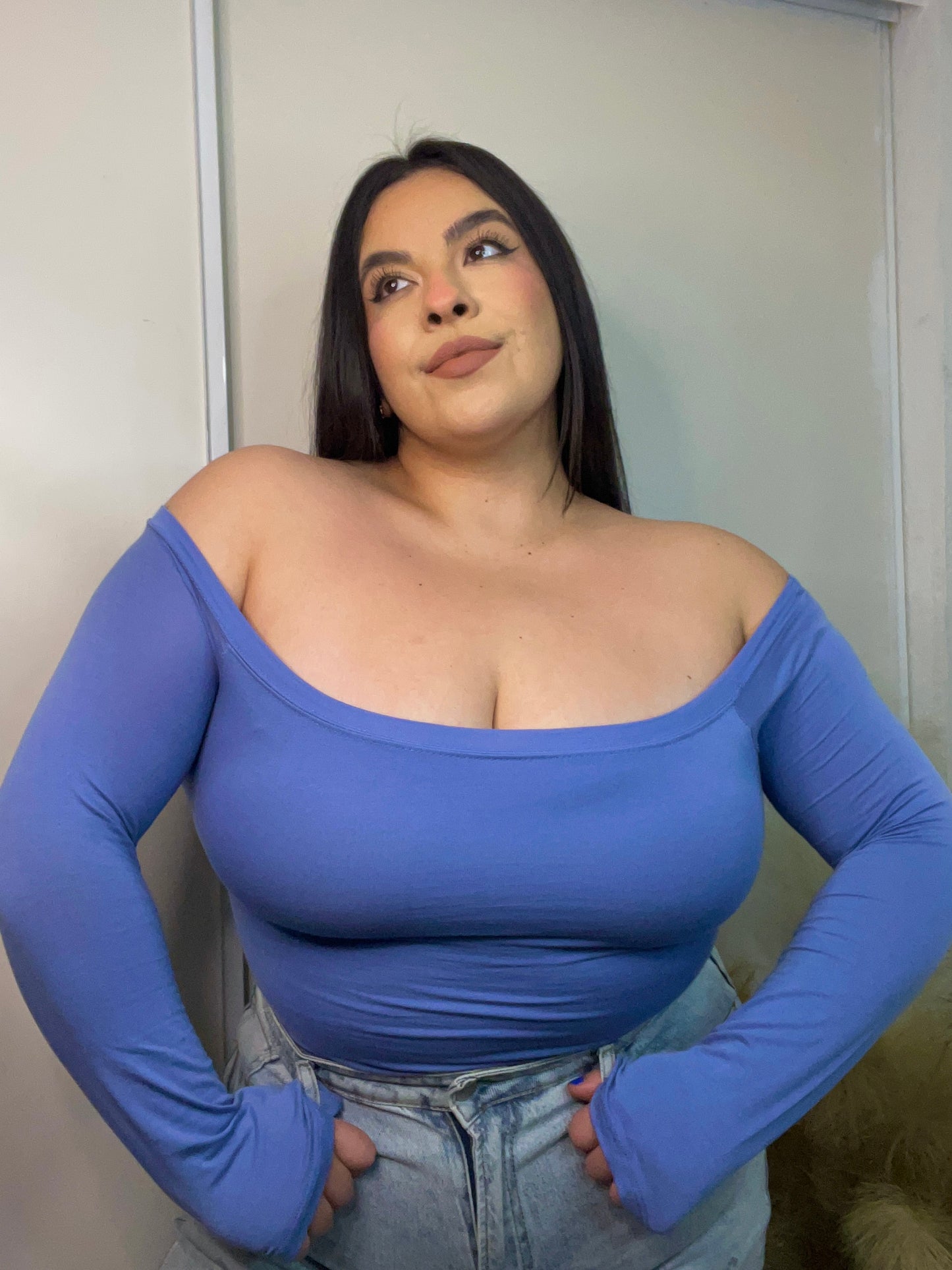 Ali Bodysuit (Periwinkle)