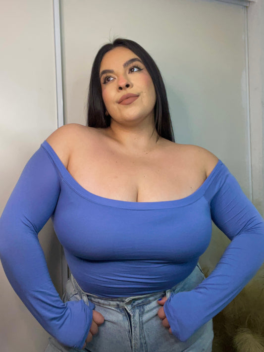 Ali Bodysuit (Periwinkle)