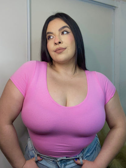 Gisselle V Neck Bodysuit