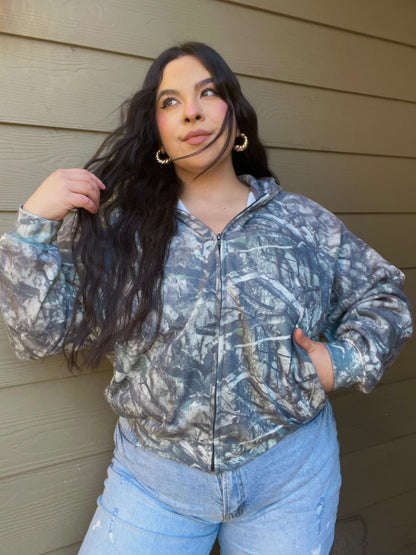 Camo Princess Hoodie (Olive)