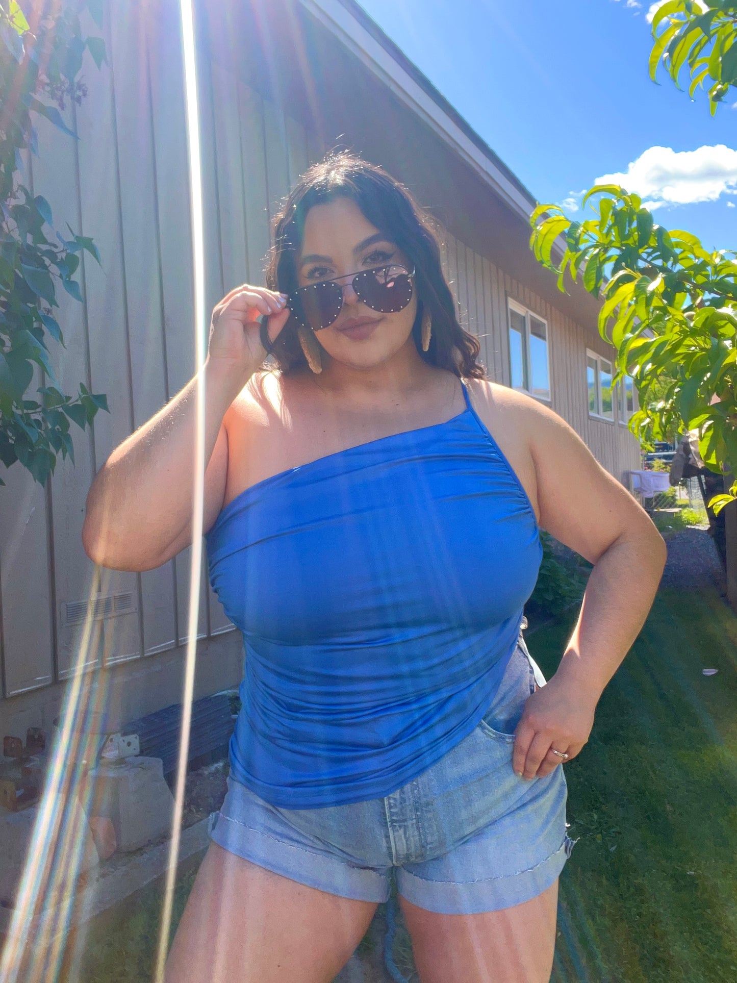 Ponte Linda Top (Blue)