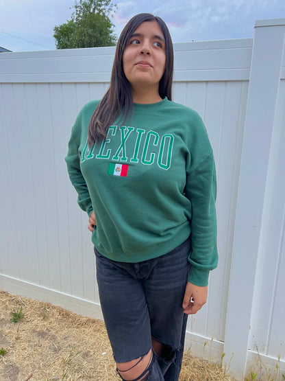 Mexico Embroidered Crewneck