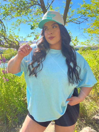 Everyday Cotton Tee (Sky blue)