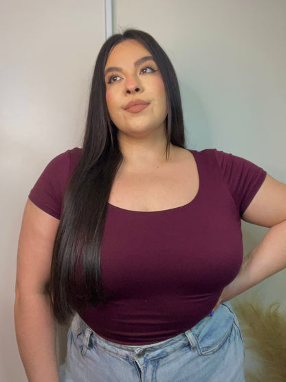 Isabella Bodysuit (Plum)