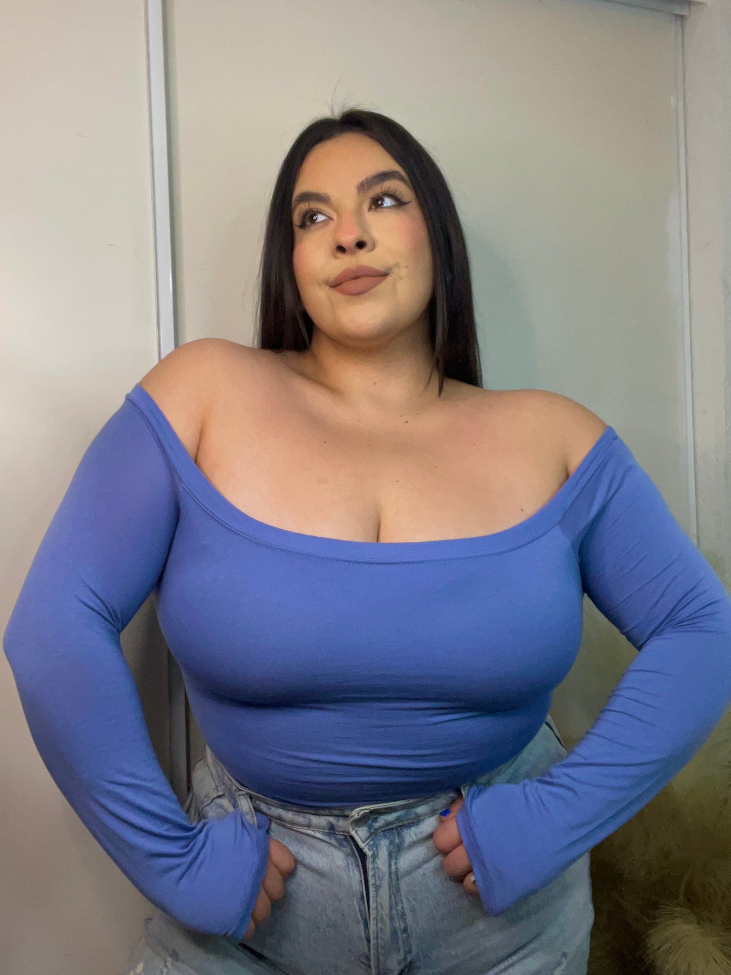 Ali Bodysuit (Periwinkle)