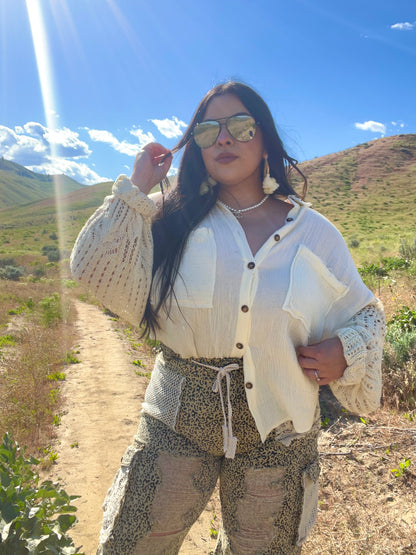 Esencia Crochet Top (Natural)