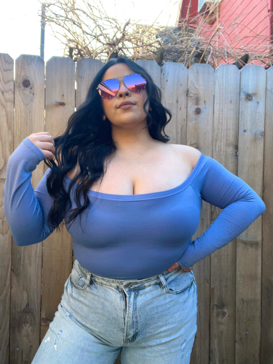 Ali Bodysuit (Periwinkle)