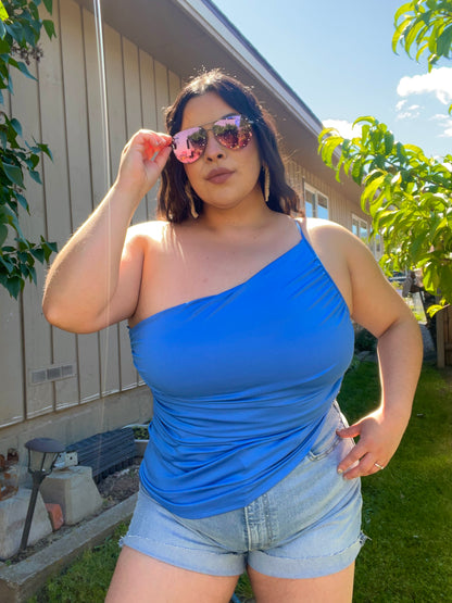 Ponte Linda Top (Blue)