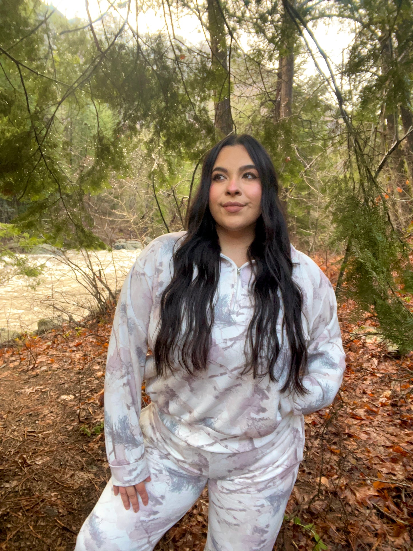 Camo Princess 1/2 Zip