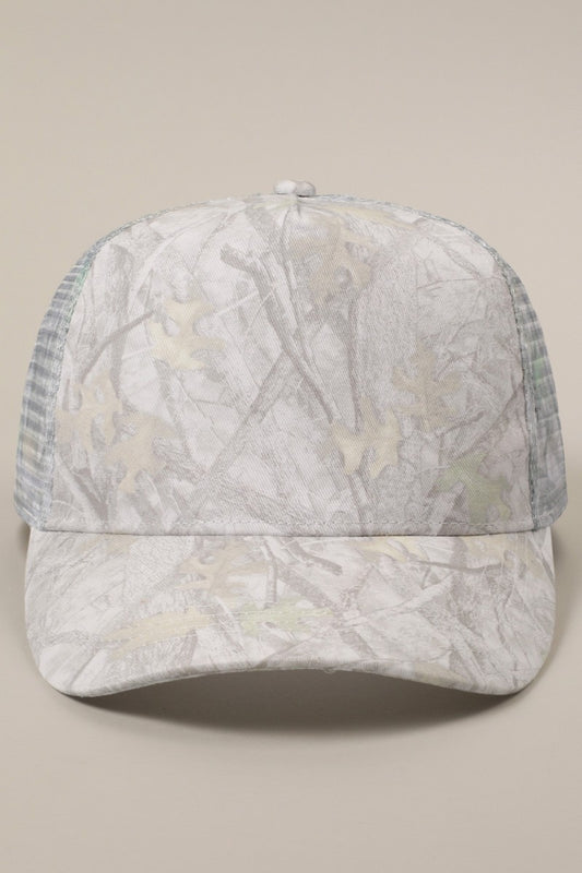 Certified Baddie Camo Hat (L.Grey)