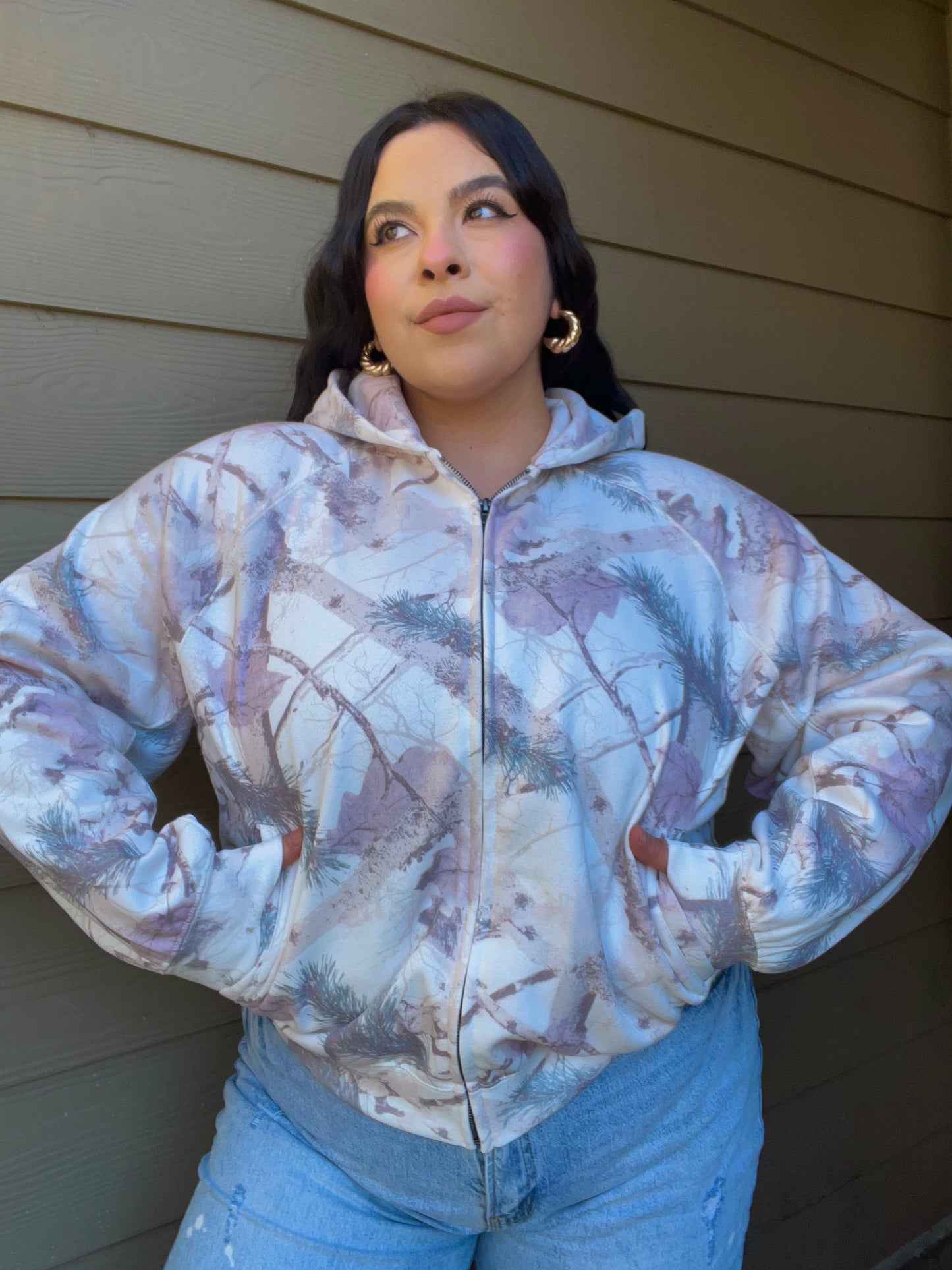 Camo Princess Hoodie (White)