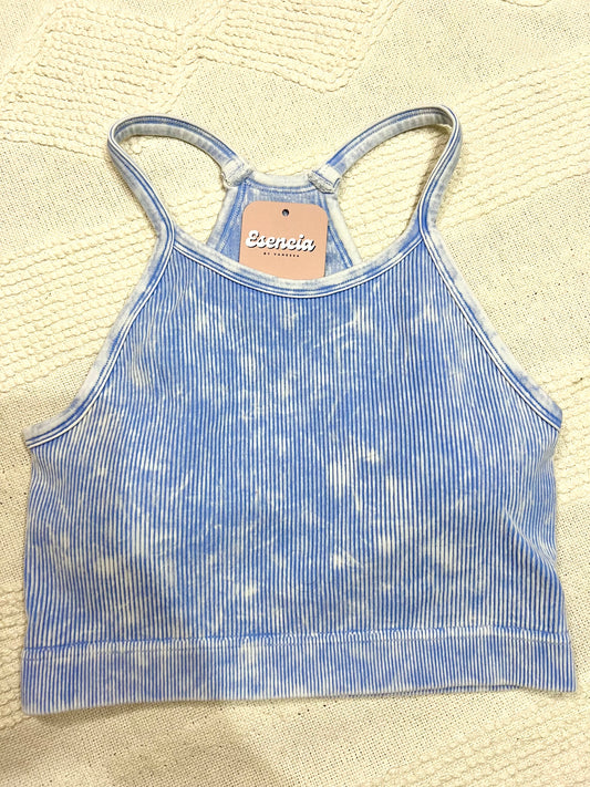 Vane Washed Tank (Baby Blue)